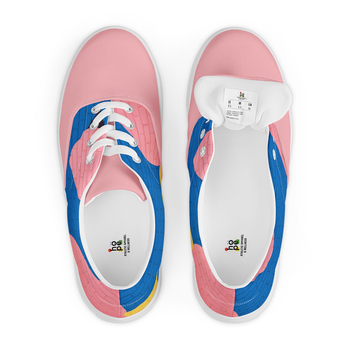 Men's Lace Up Canvas Shoes - Stylish Comfort with a Sleek Design Inspired by Imagination -