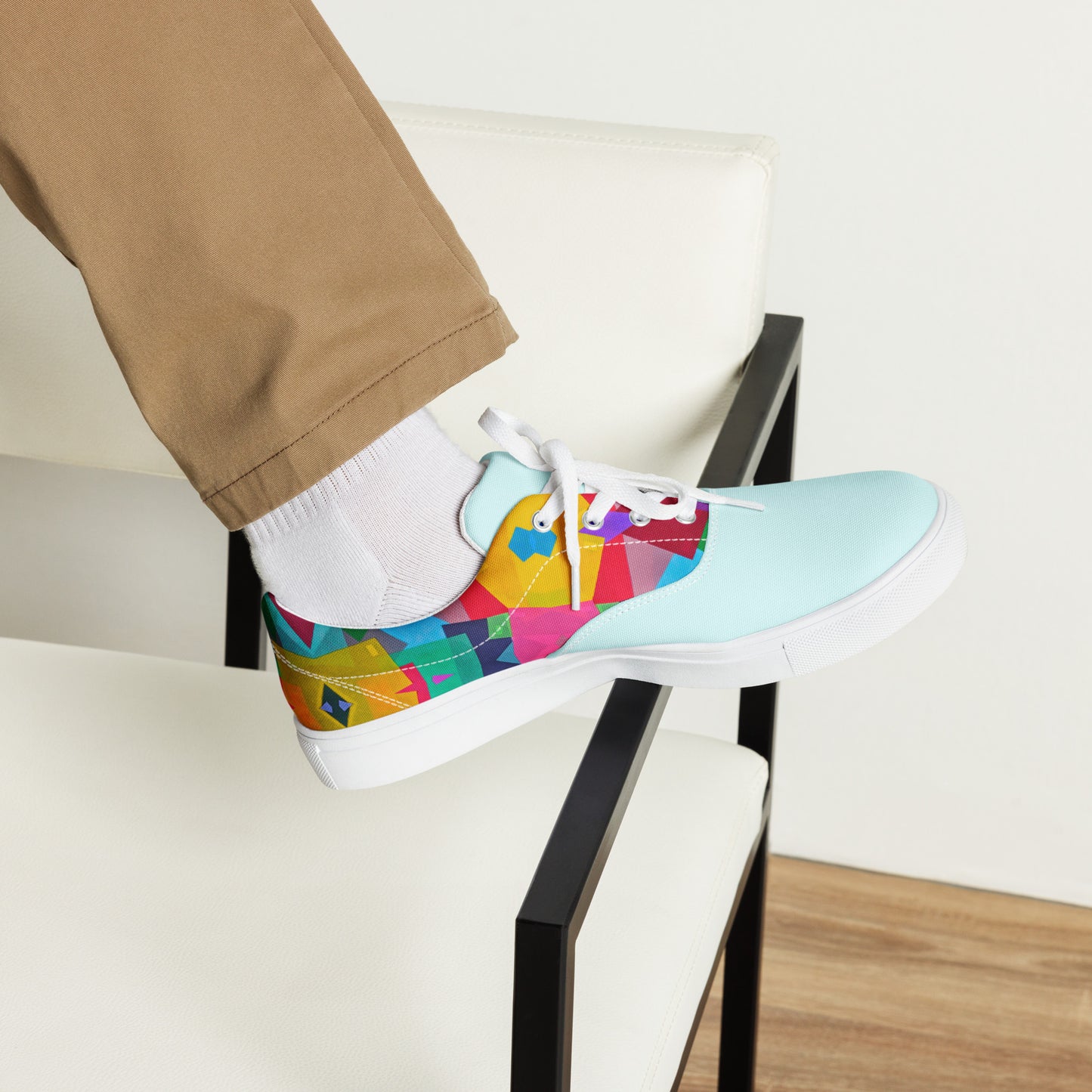 Men's Canvas Shoes – Sleek Lace-Up Design Inspired by Imagination -