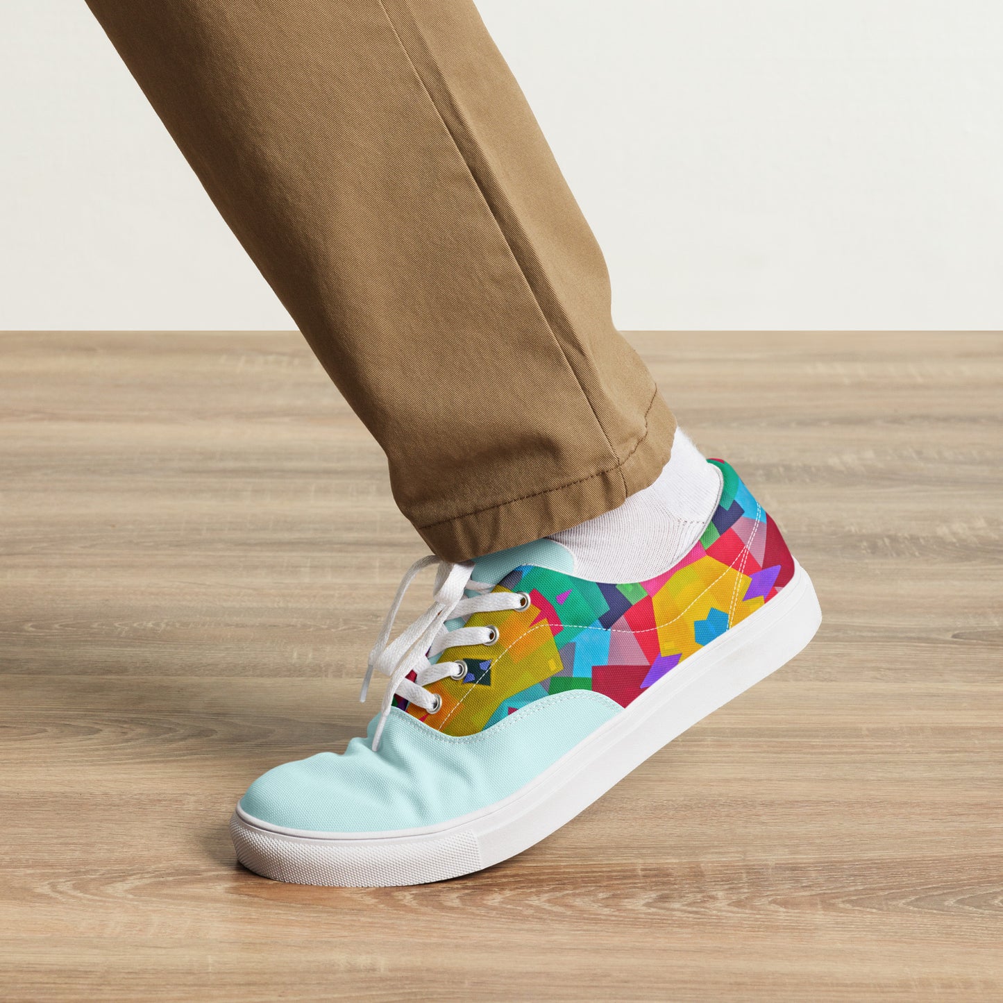 Men's Canvas Shoes – Sleek Lace-Up Design Inspired by Imagination -