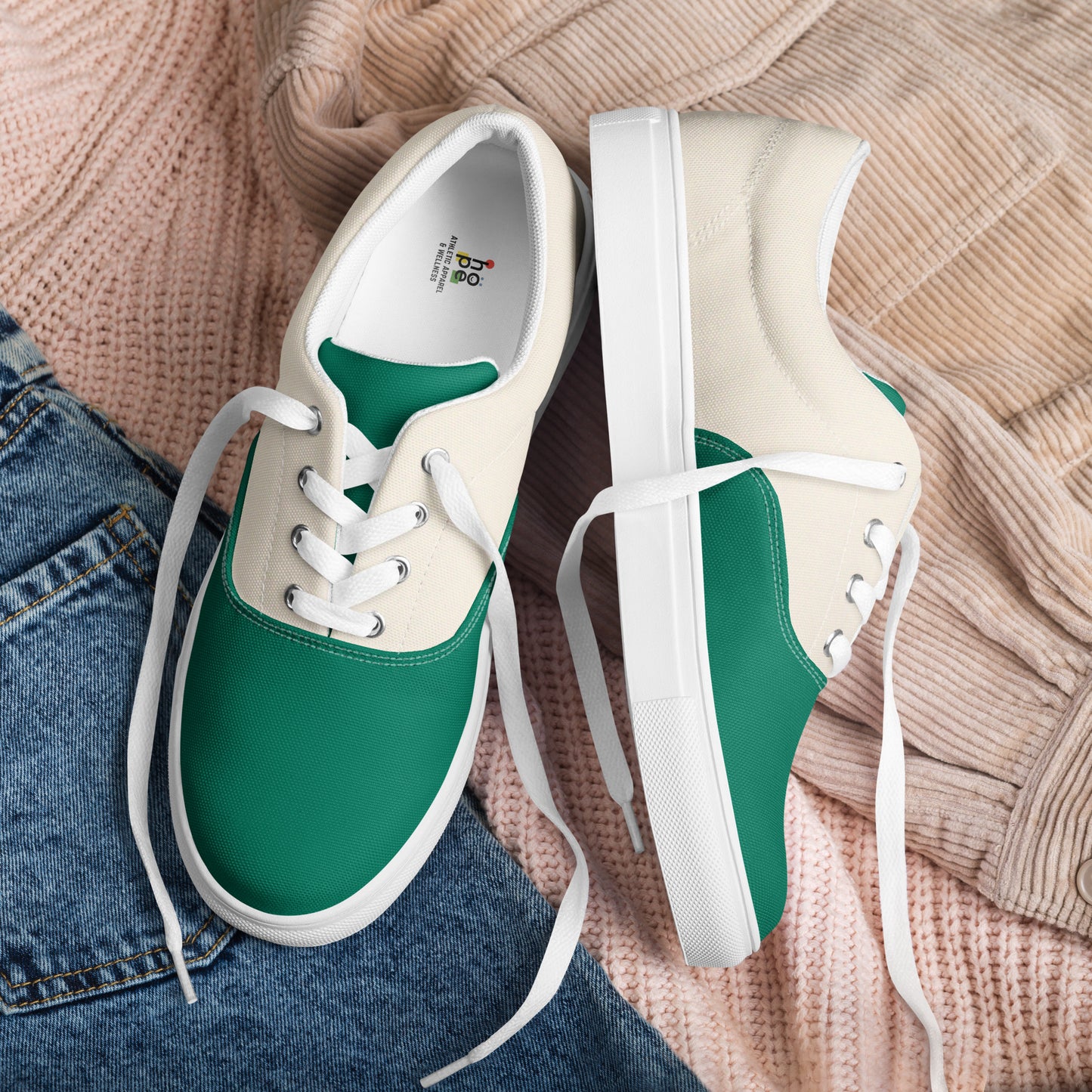 Men's Canvas Shoes – Eco-Friendly Lace-Up Design Inspired by Nature -