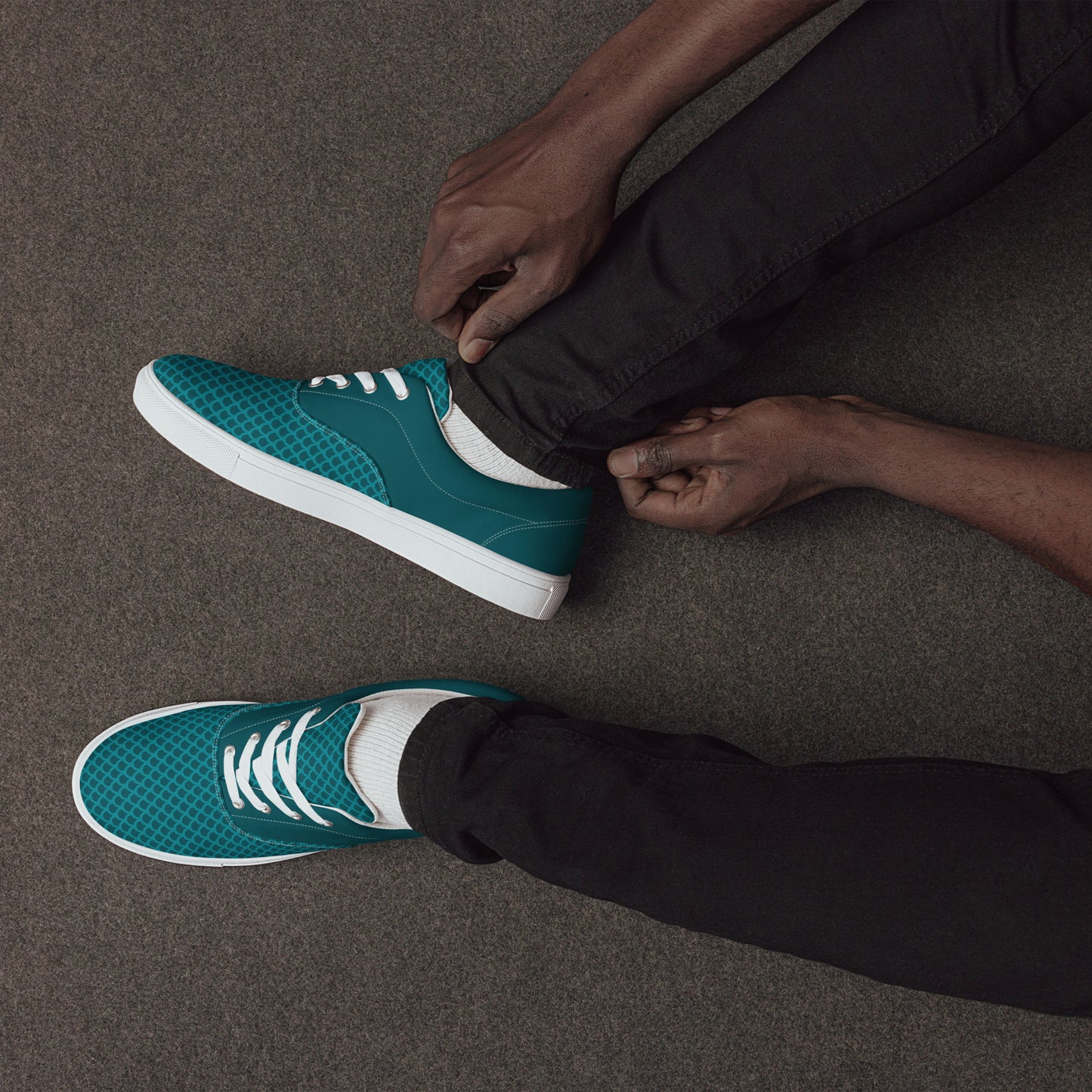 Men's Canvas Shoes - Lace-Up Style Inspired by Ambition -