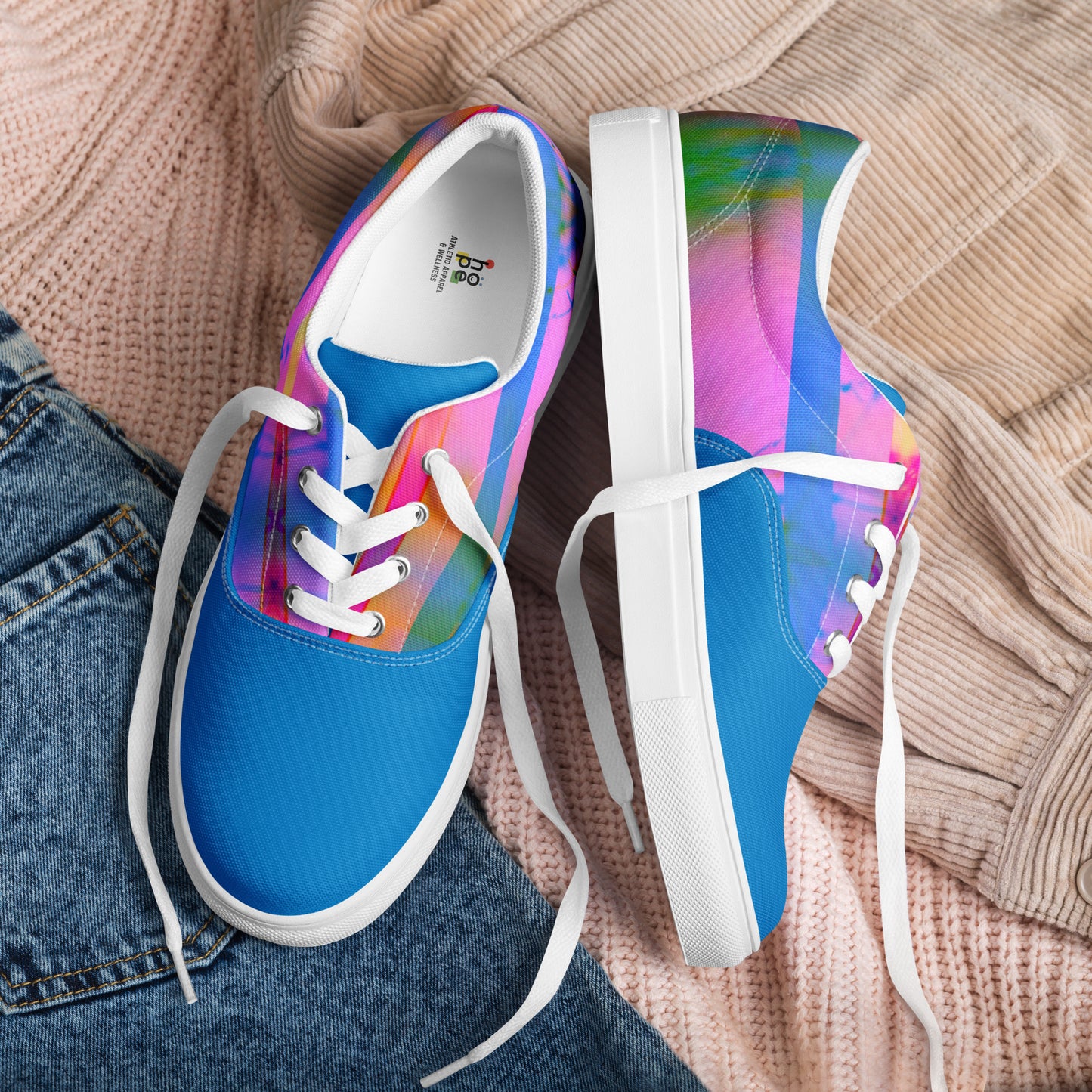 Men’s Lace-Up Canvas Shoes - Sleek Design Inspired by Karma for Everyday Style -