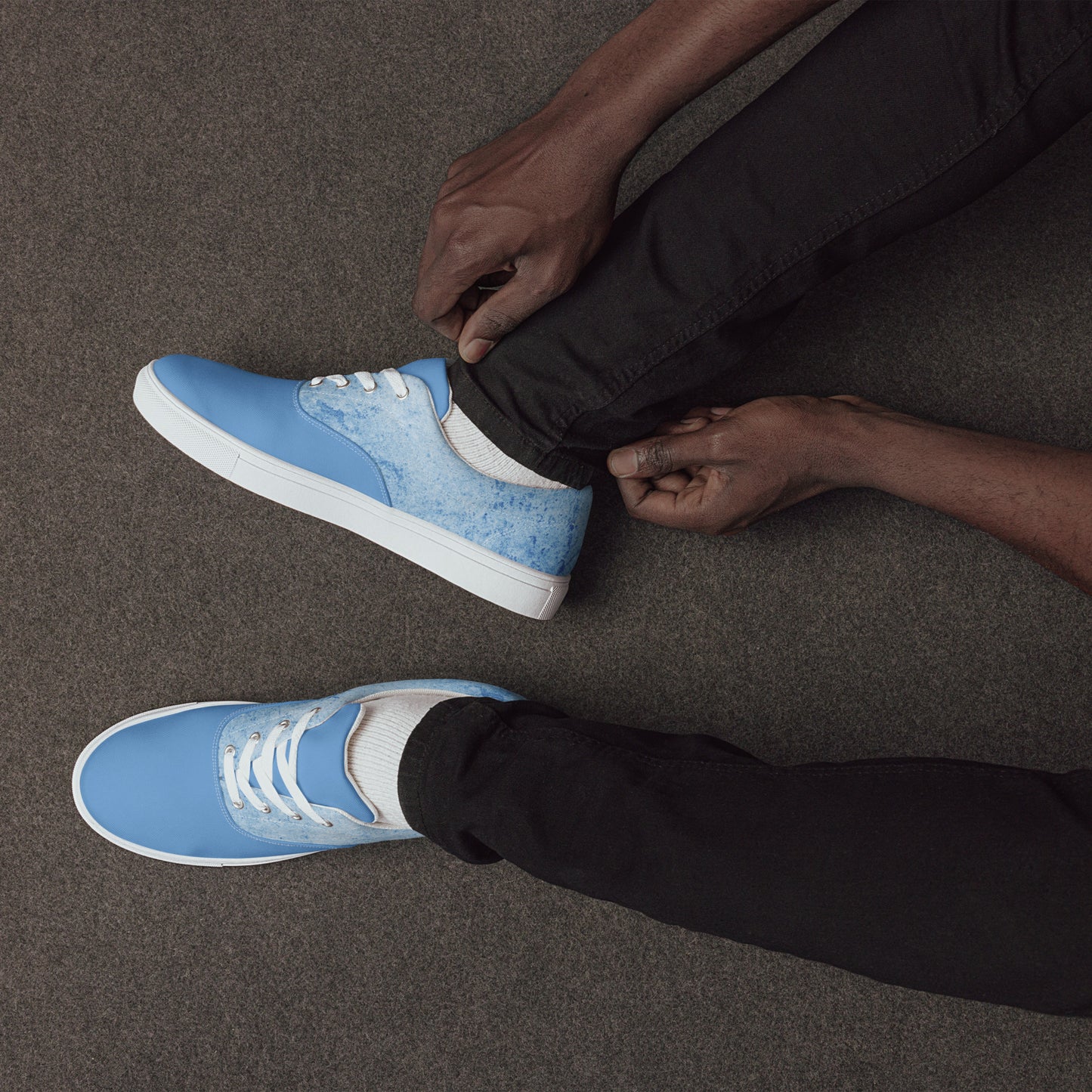 Men’s Lace-Up Canvas Shoes – Sleek Design, Inspired by Strength -