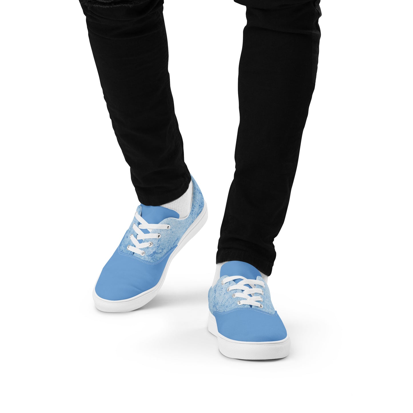 Men’s Lace-Up Canvas Shoes – Sleek Design, Inspired by Strength -