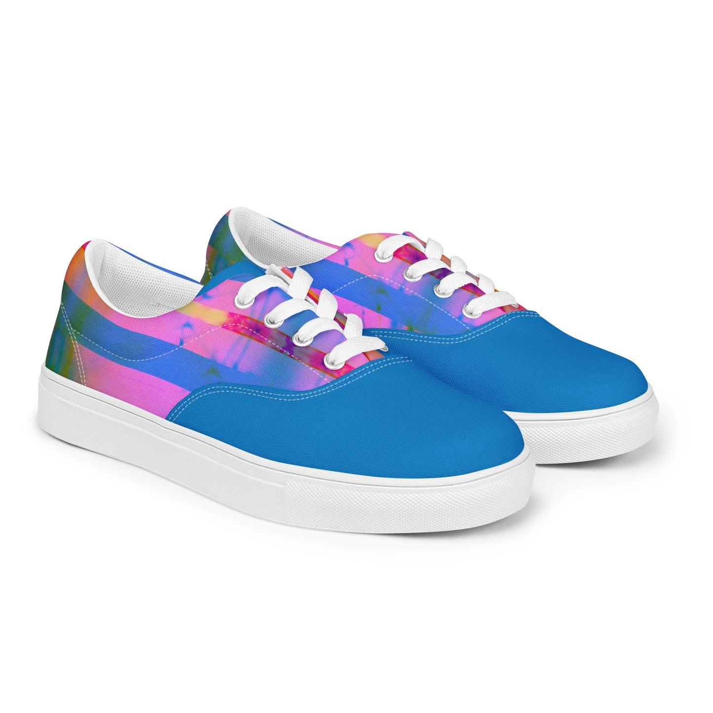 Men’s Lace-Up Canvas Shoes - Sleek Design Inspired by Karma for Everyday Style -