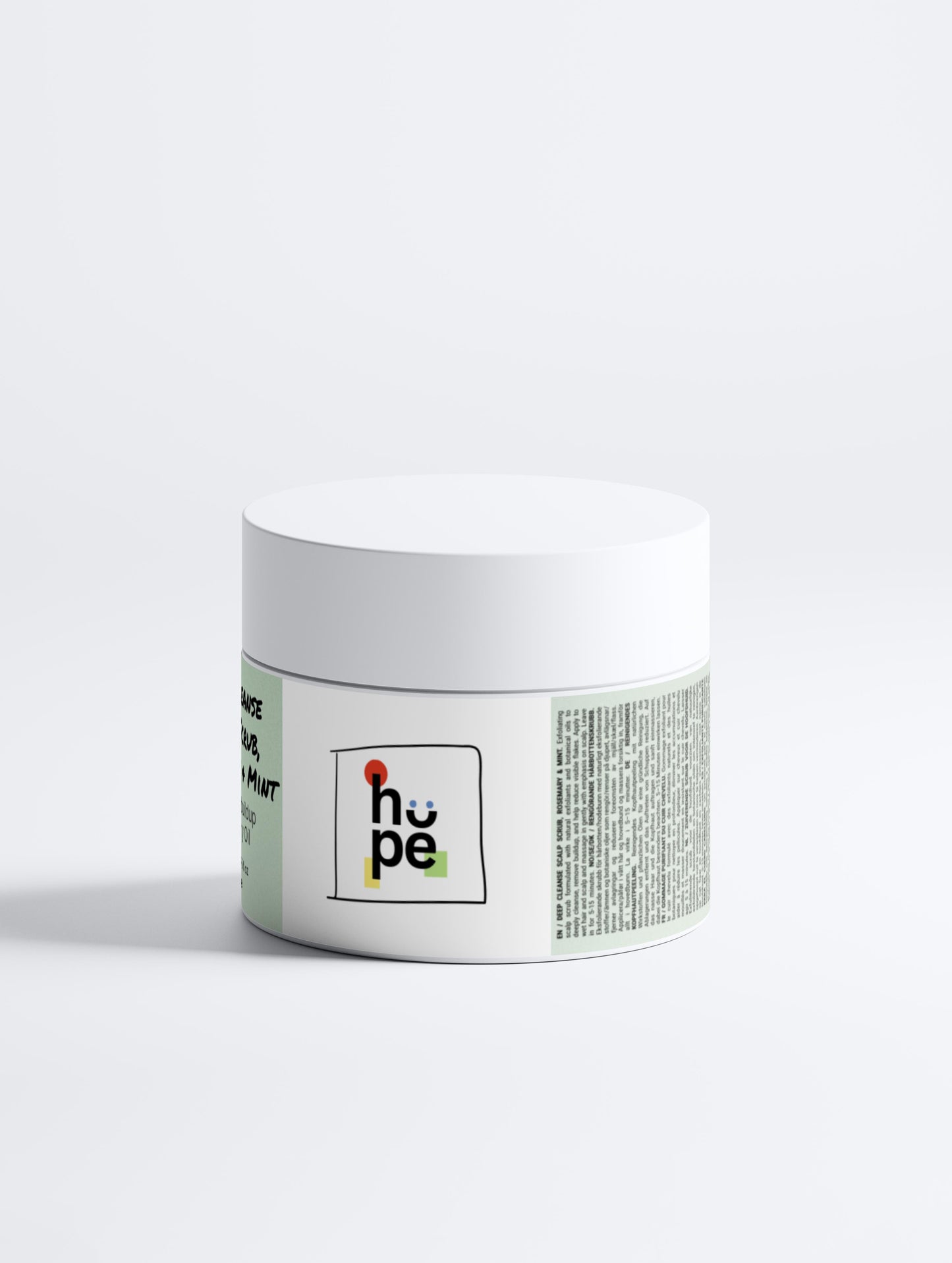 Deep Cleanse Scalp Scrub with Rosemary & Mint for Refreshing Hair Care -