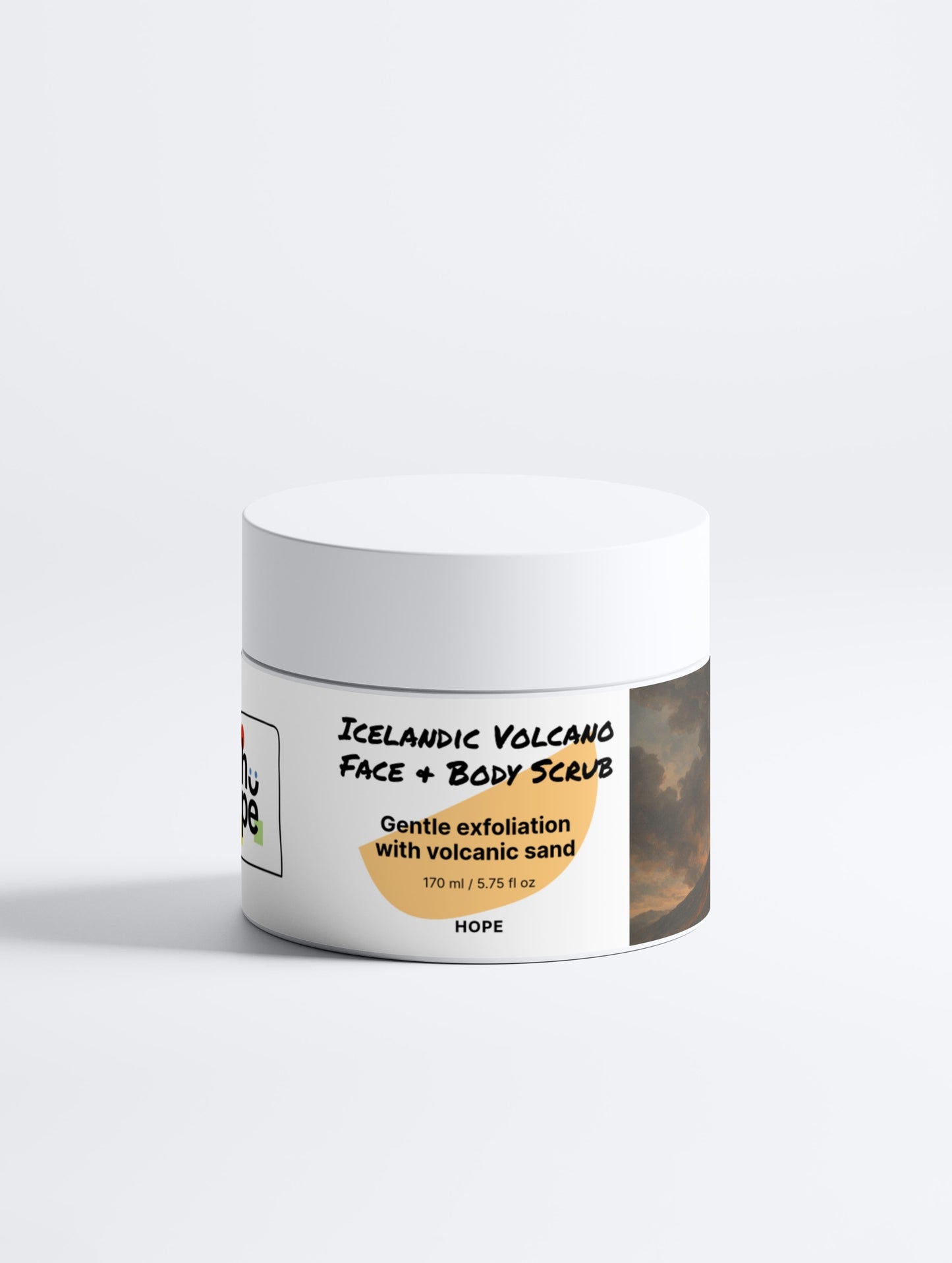 Icelandic Volcano Scrub - Natural Exfoliating Face & Body Treatment for Radiant Skin -