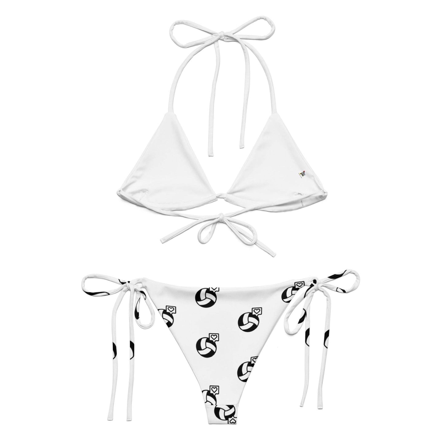 Sustainable Recycled Bikini Set for Active Volleyball Lifestyle -