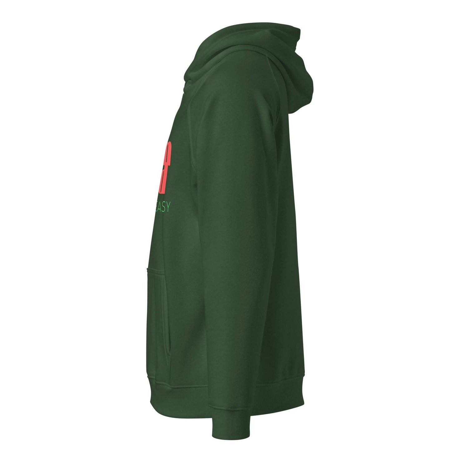 Men's Eco Raglan Hoodie for Intense Training and Comfort -
