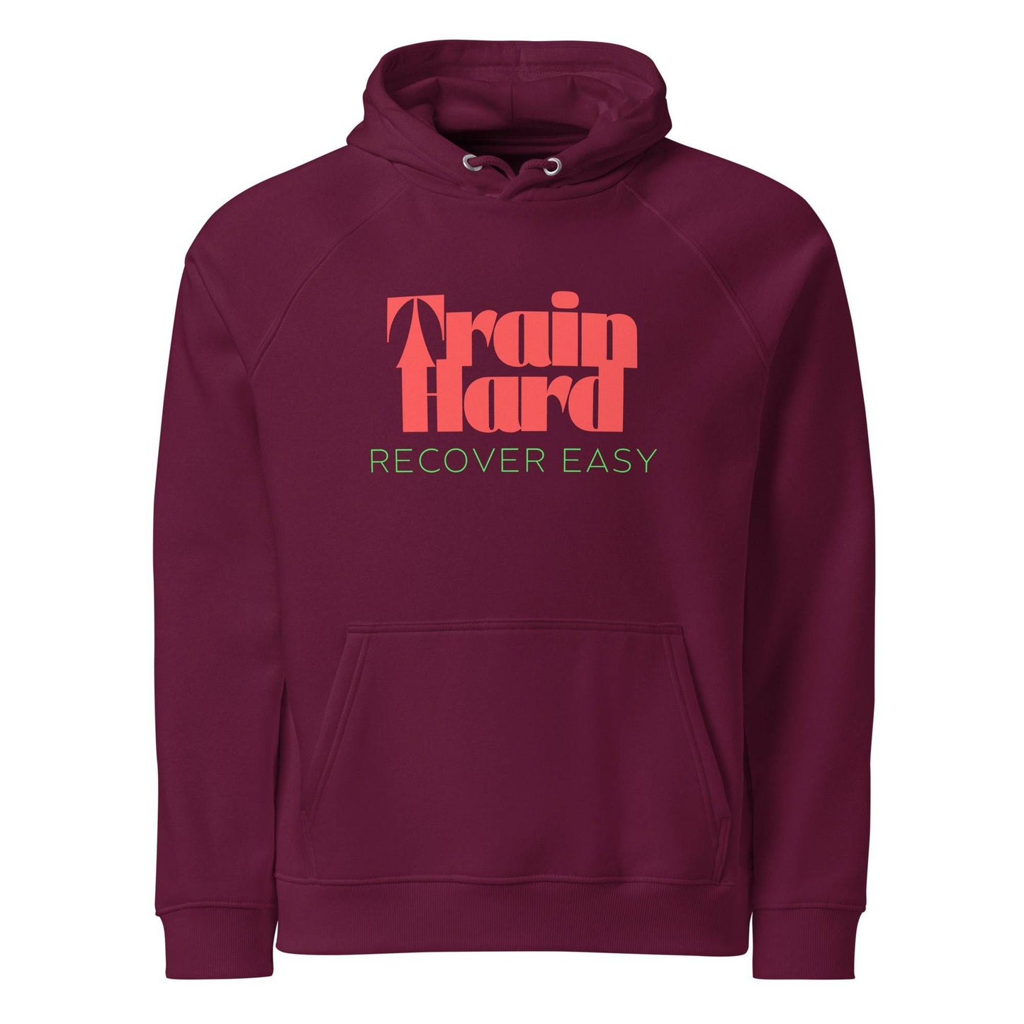 Men's Eco Raglan Hoodie for Intense Training and Comfort -