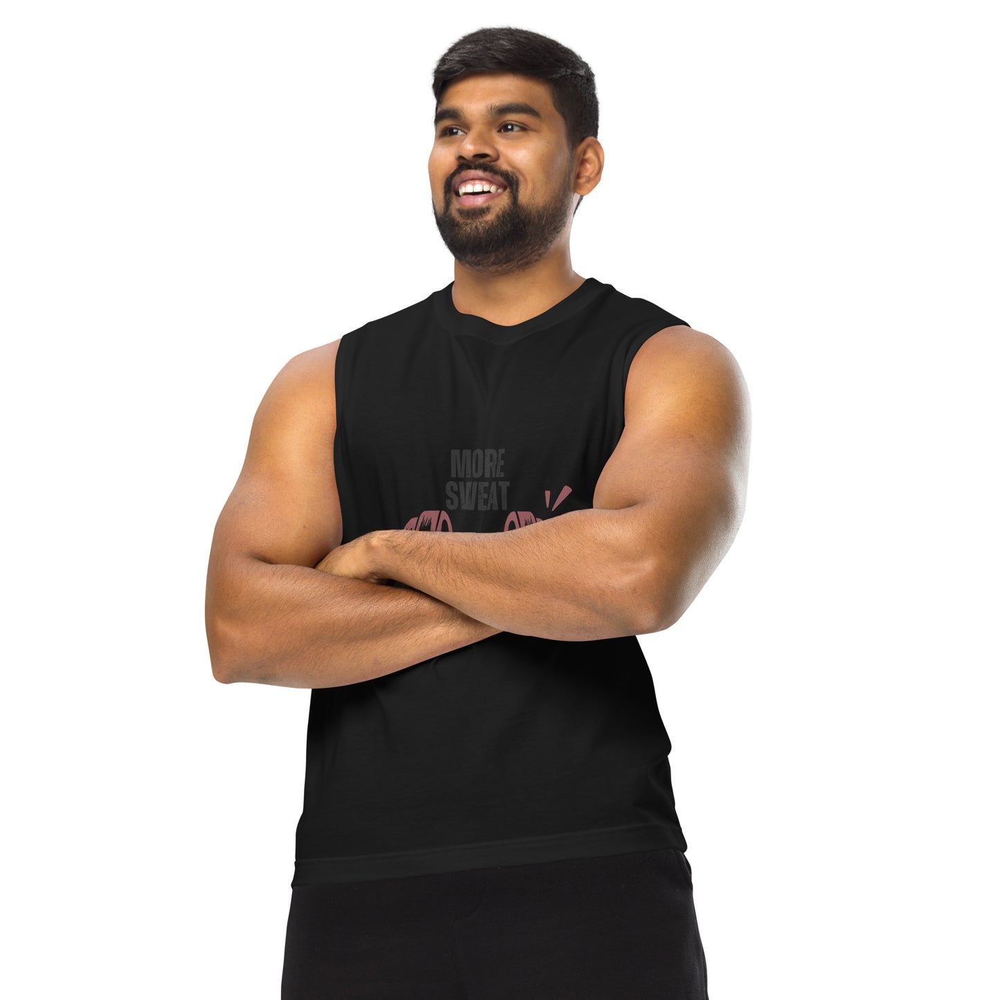 Men's More Sweat Burn More Calories Muscle Shirt - Performance Gym Wear