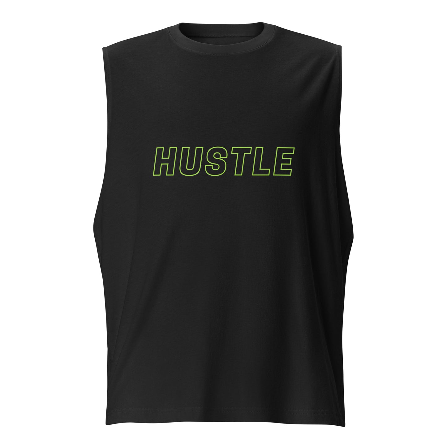Men's Hustle Muscle Shirt - Fitness Gym Tee for Motivation