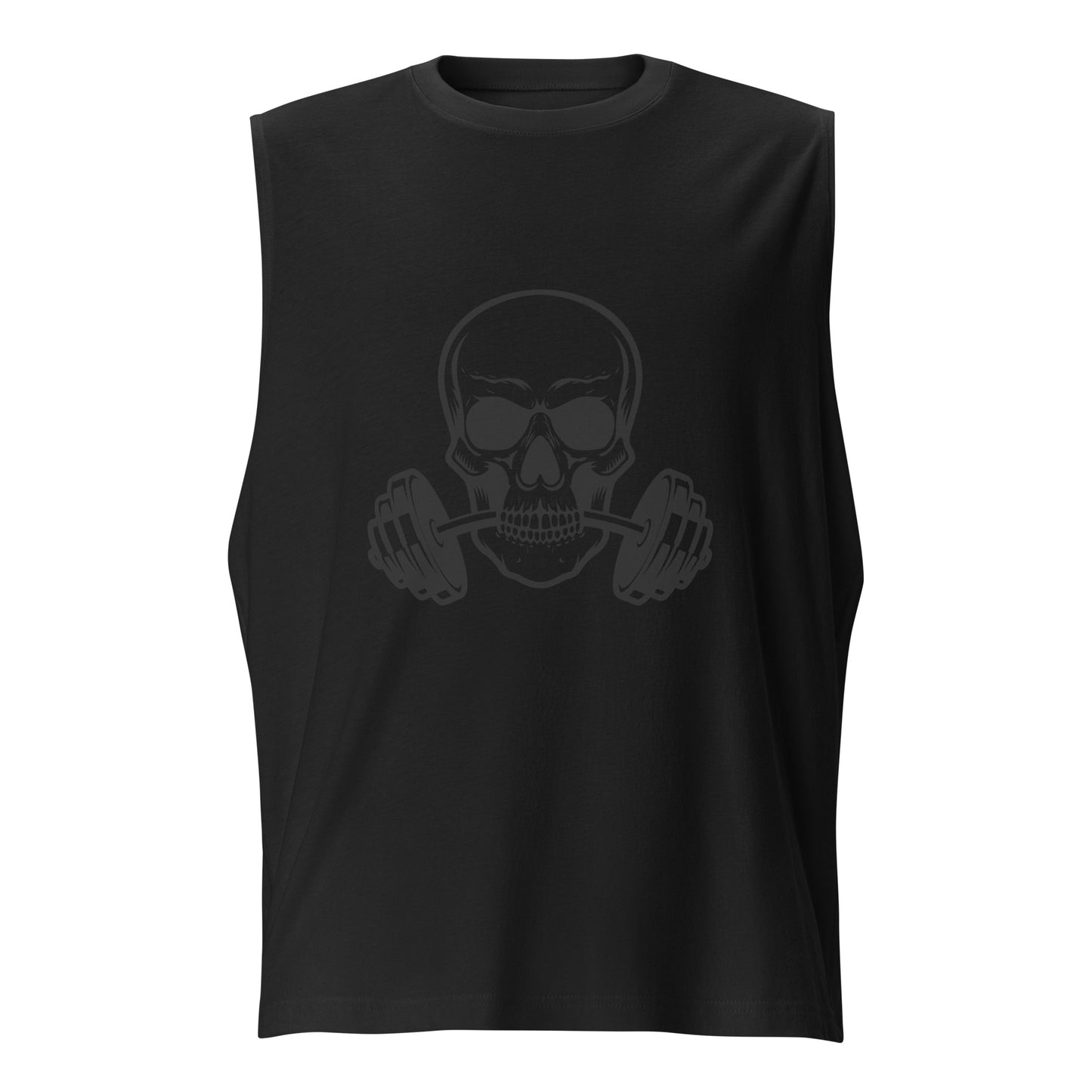Men's Skeleton Weightlifting Muscle Shirt - Gym Fitness