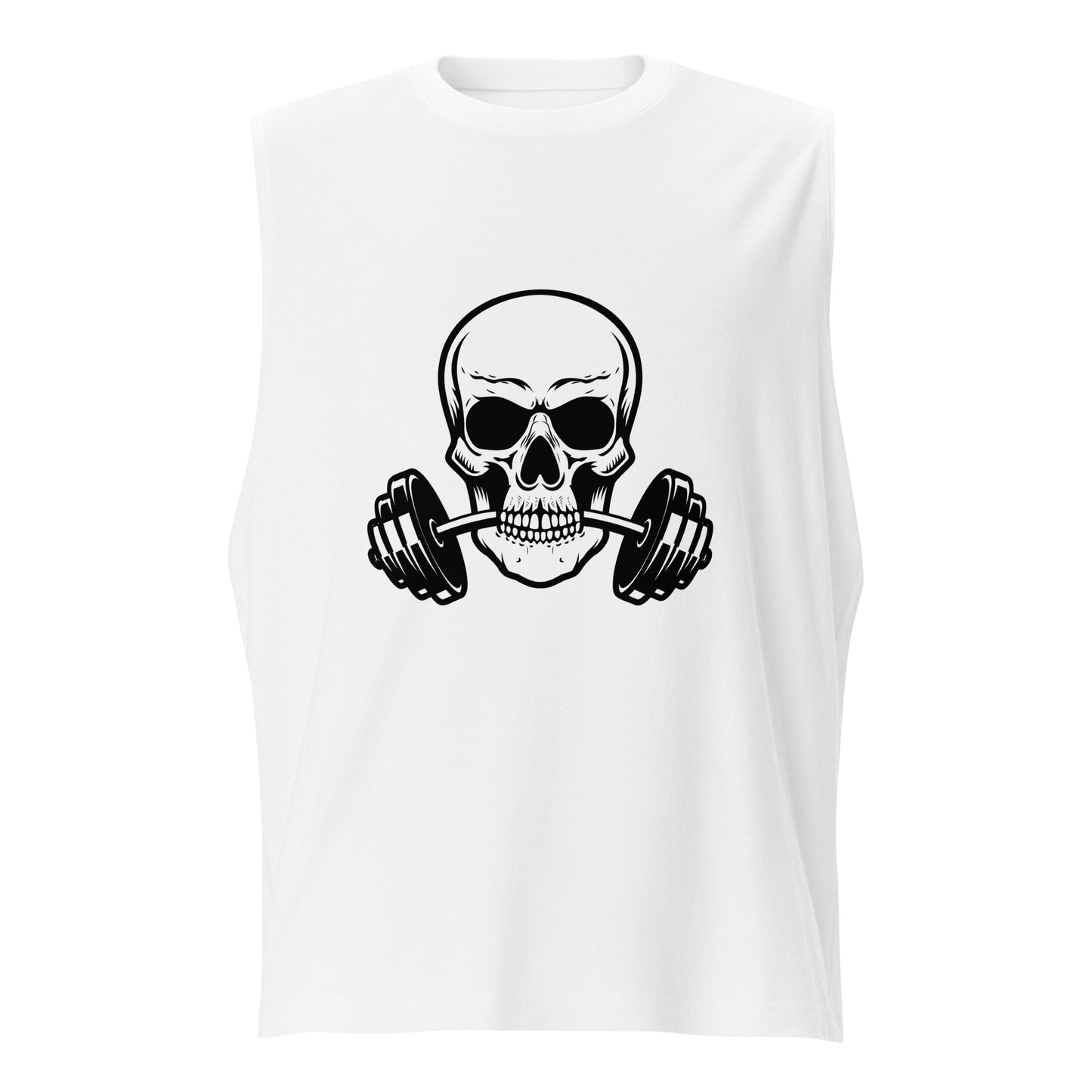 Men's Skeleton Weightlifting Muscle Shirt - Gym Fitness