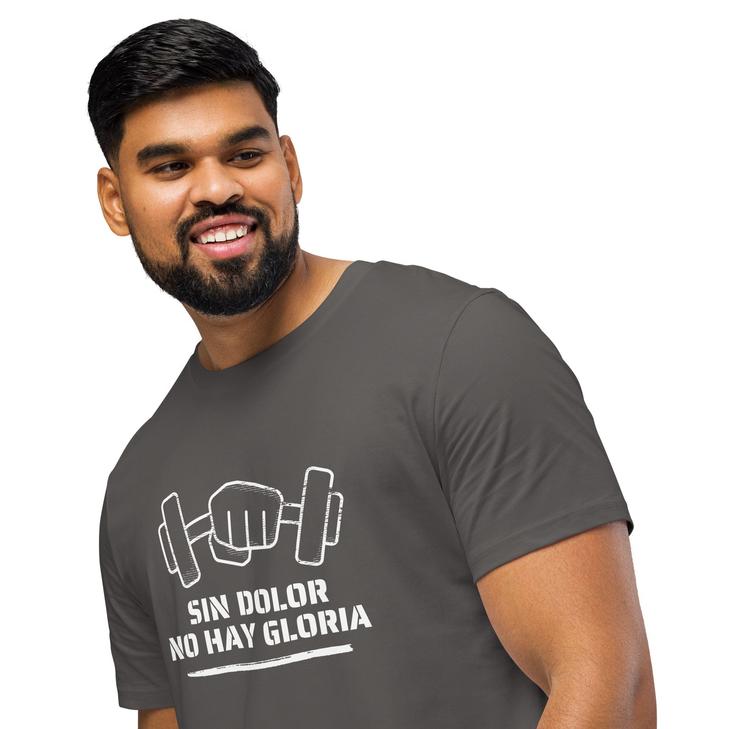 Men's Organic Mid-Light T-Shirt Sin Dolor No Hay Gloria | No Pain No Glory