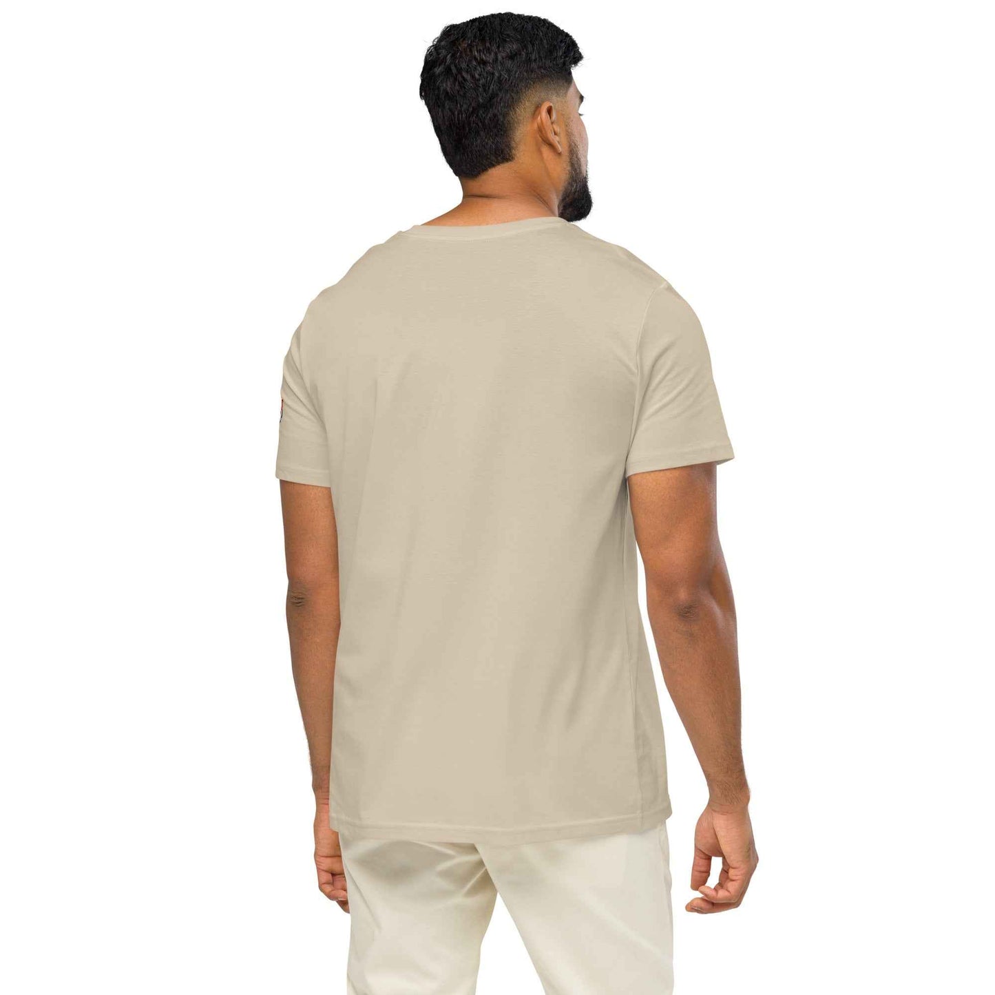 Men's Organic Fitness T-Shirt - Mid-Light Gym Mode On Apparel