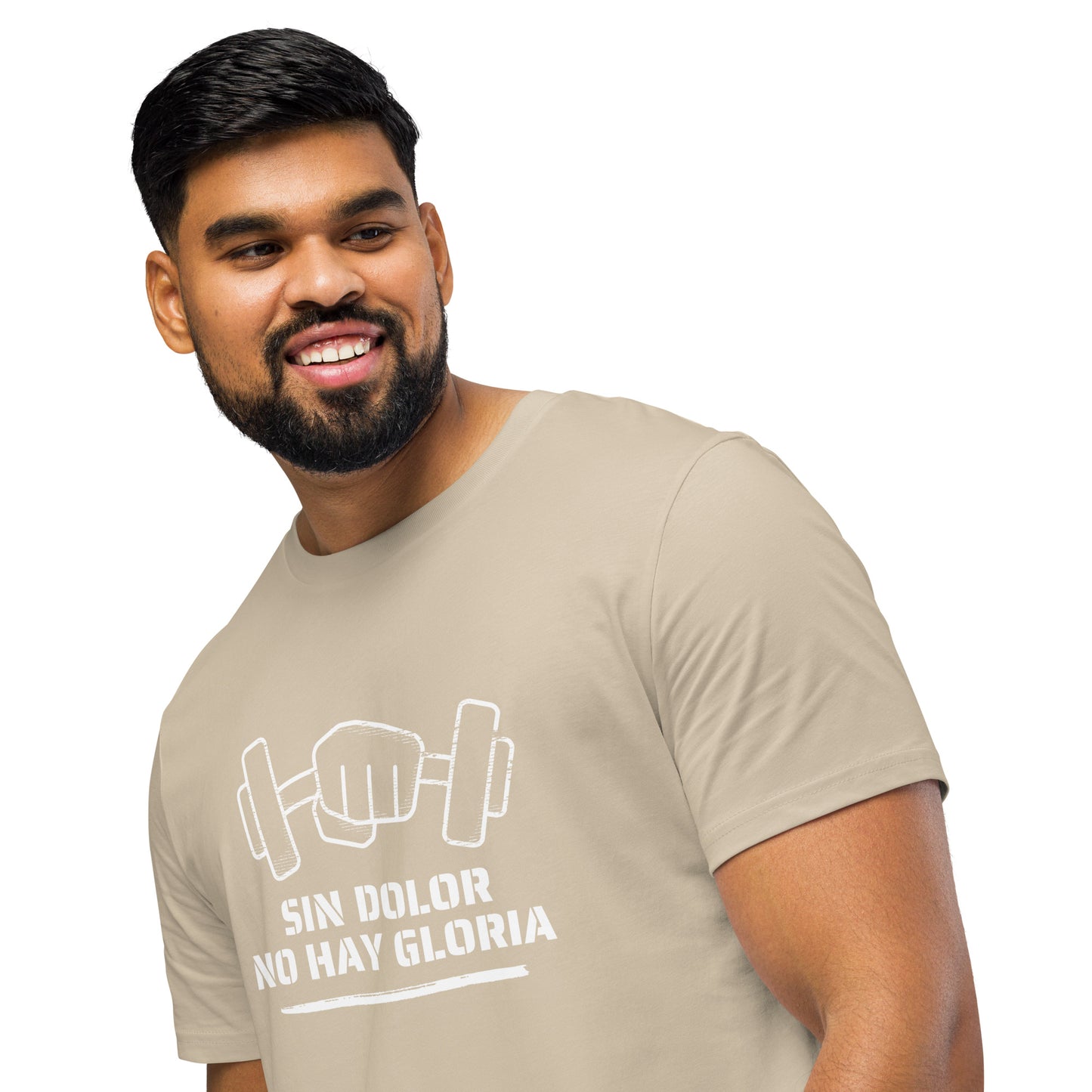 Men's Organic Mid-Light T-Shirt Sin Dolor No Hay Gloria | No Pain No Glory