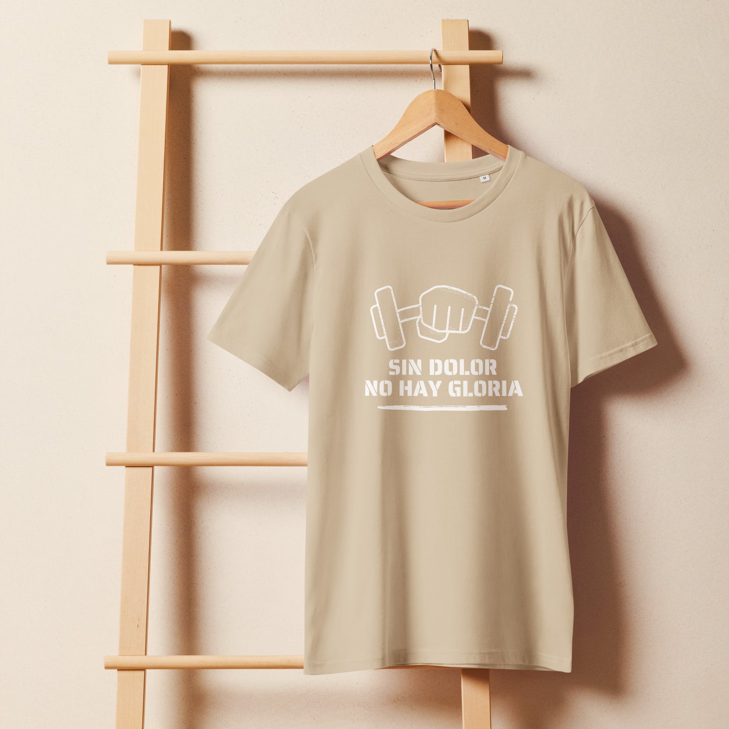 Men's Organic Mid-Light T-Shirt Sin Dolor No Hay Gloria | No Pain No Glory