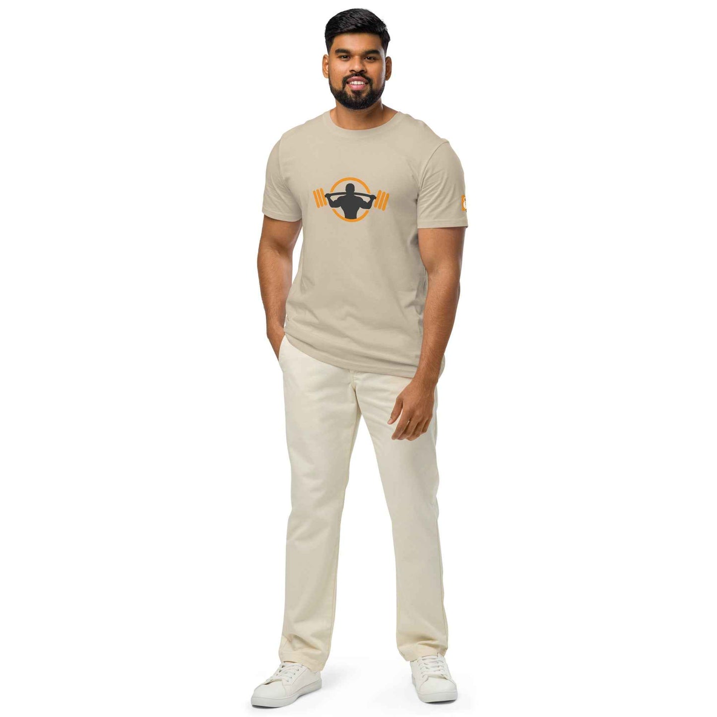 Men's Organic T-Shirt for Weightlifting | Mid-Light Fitness Apparel for Lifters