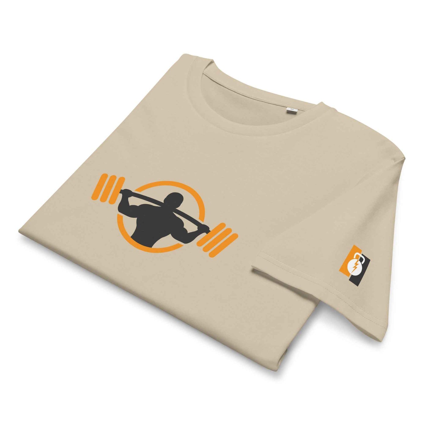 Men's Organic T-Shirt for Weightlifting | Mid-Light Fitness Apparel for Lifters