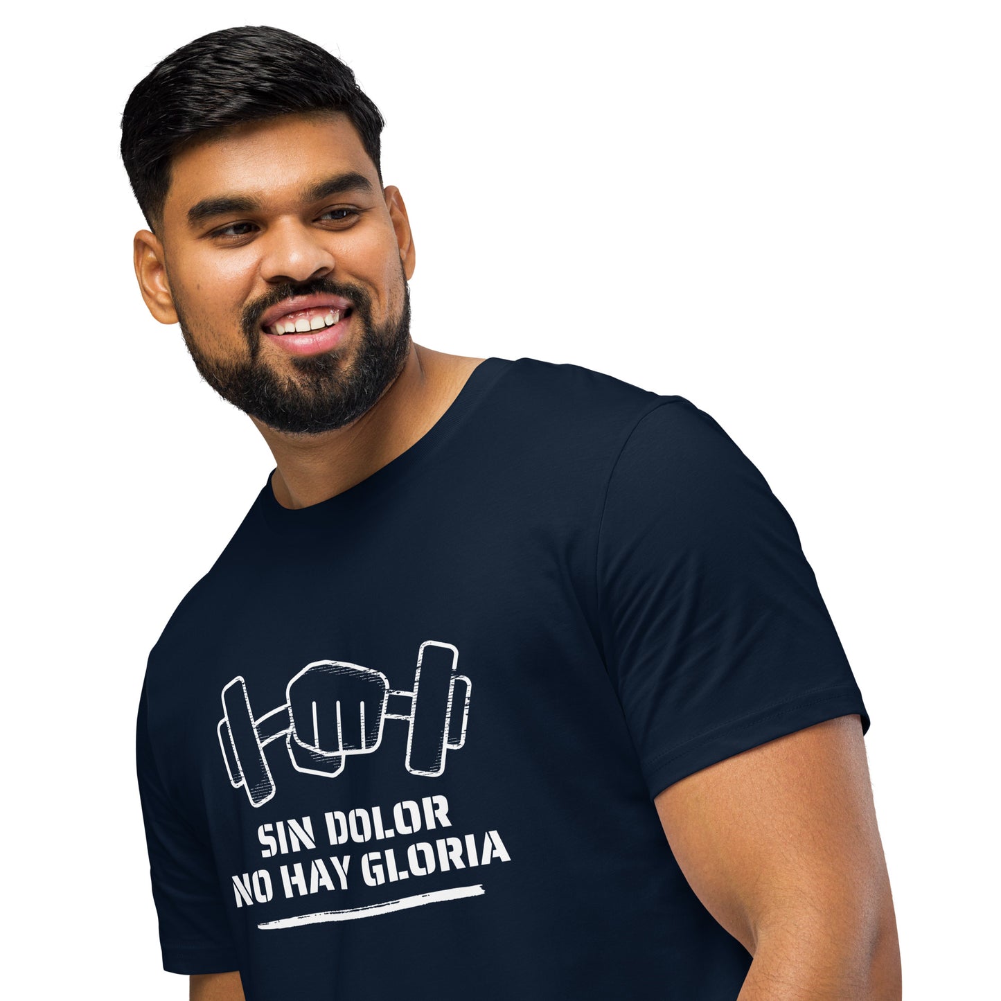 Men's Organic Mid-Light T-Shirt Sin Dolor No Hay Gloria | No Pain No Glory