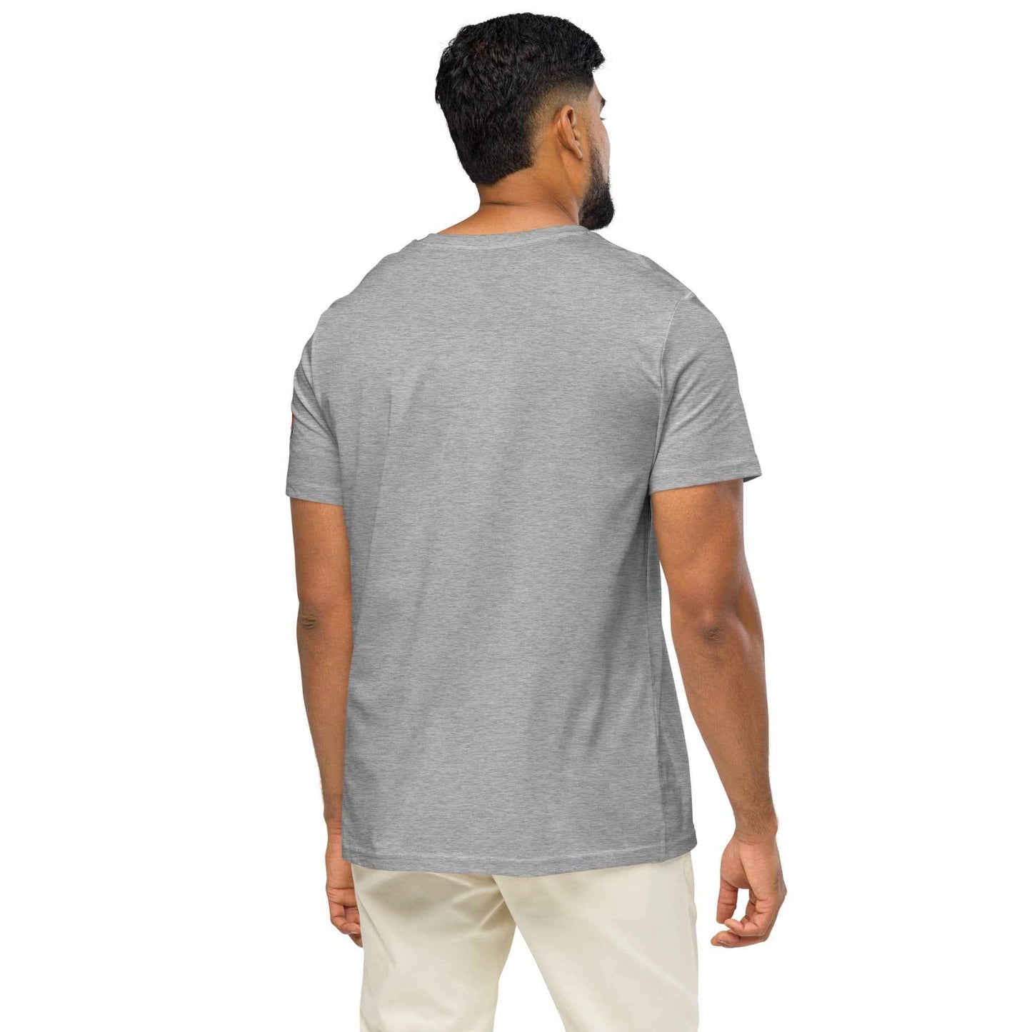 Men's Organic Fitness T-Shirt - Mid-Light Gym Mode On Apparel