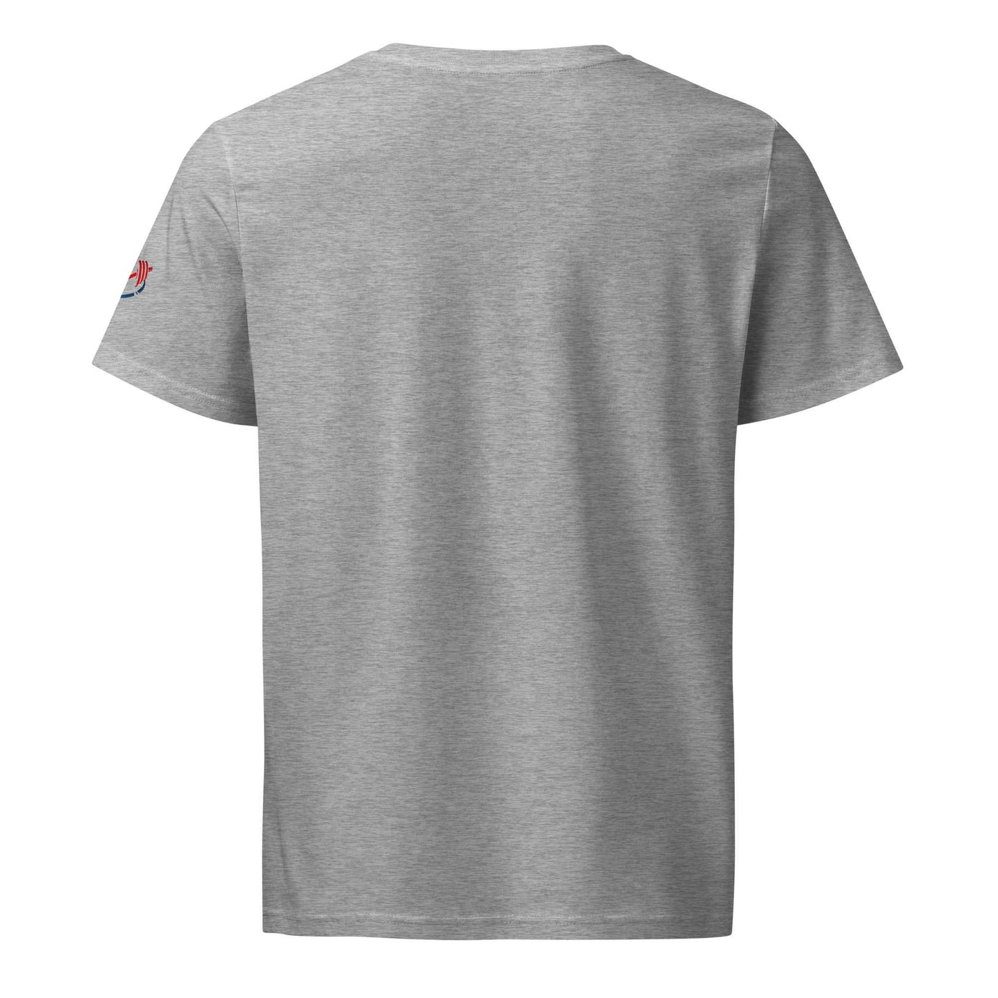 Men's Organic Fitness T-Shirt - Mid-Light Gym Mode On Apparel
