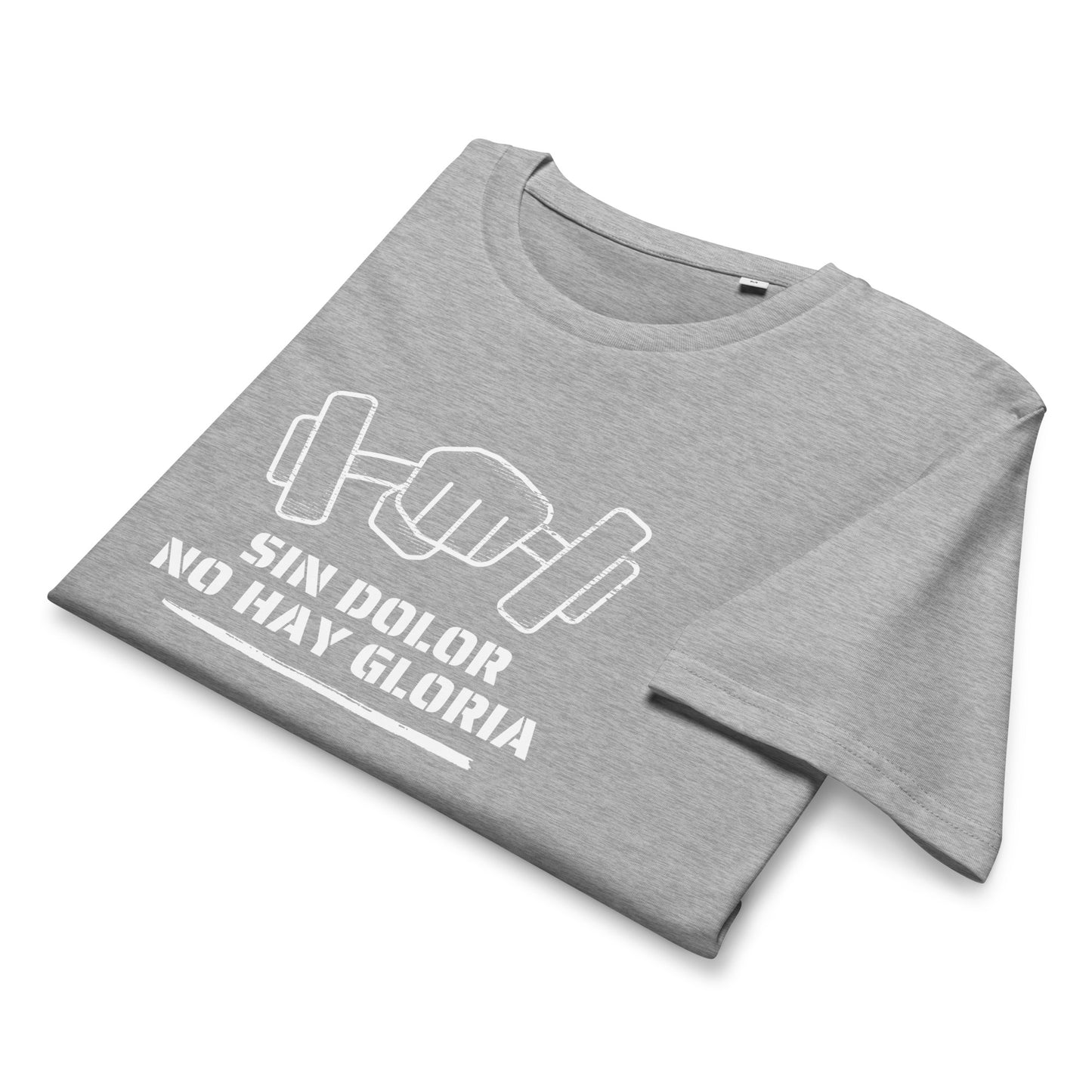Men's Organic Mid-Light T-Shirt Sin Dolor No Hay Gloria | No Pain No Glory