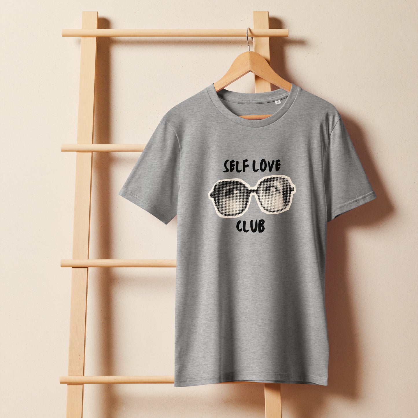 Men's Organic Mid-Light T-Shirt Self Love Club Fitness | Empowering