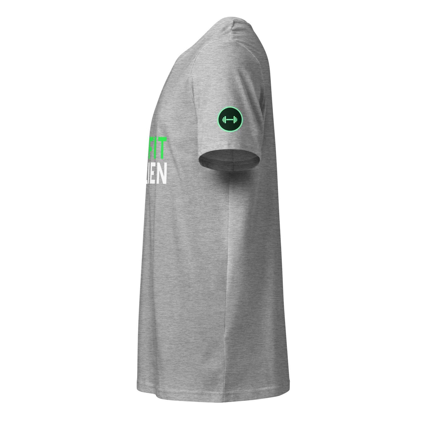 Men's Organic T-Shirt for Fitness | Be Fit Be Alien Fun Mid-Light Apparel