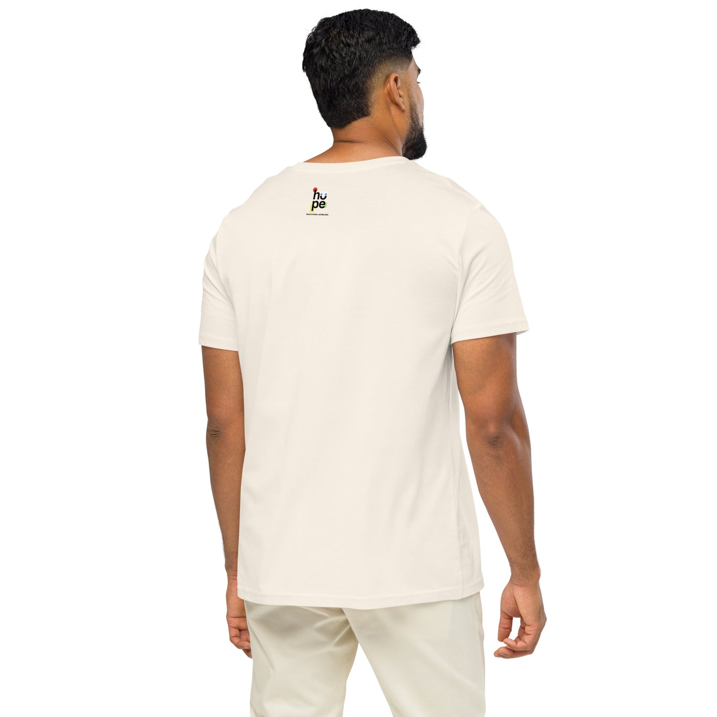 Men's Organic Mid-Light T-Shirt Weightlifting Design | Fitness Apparel