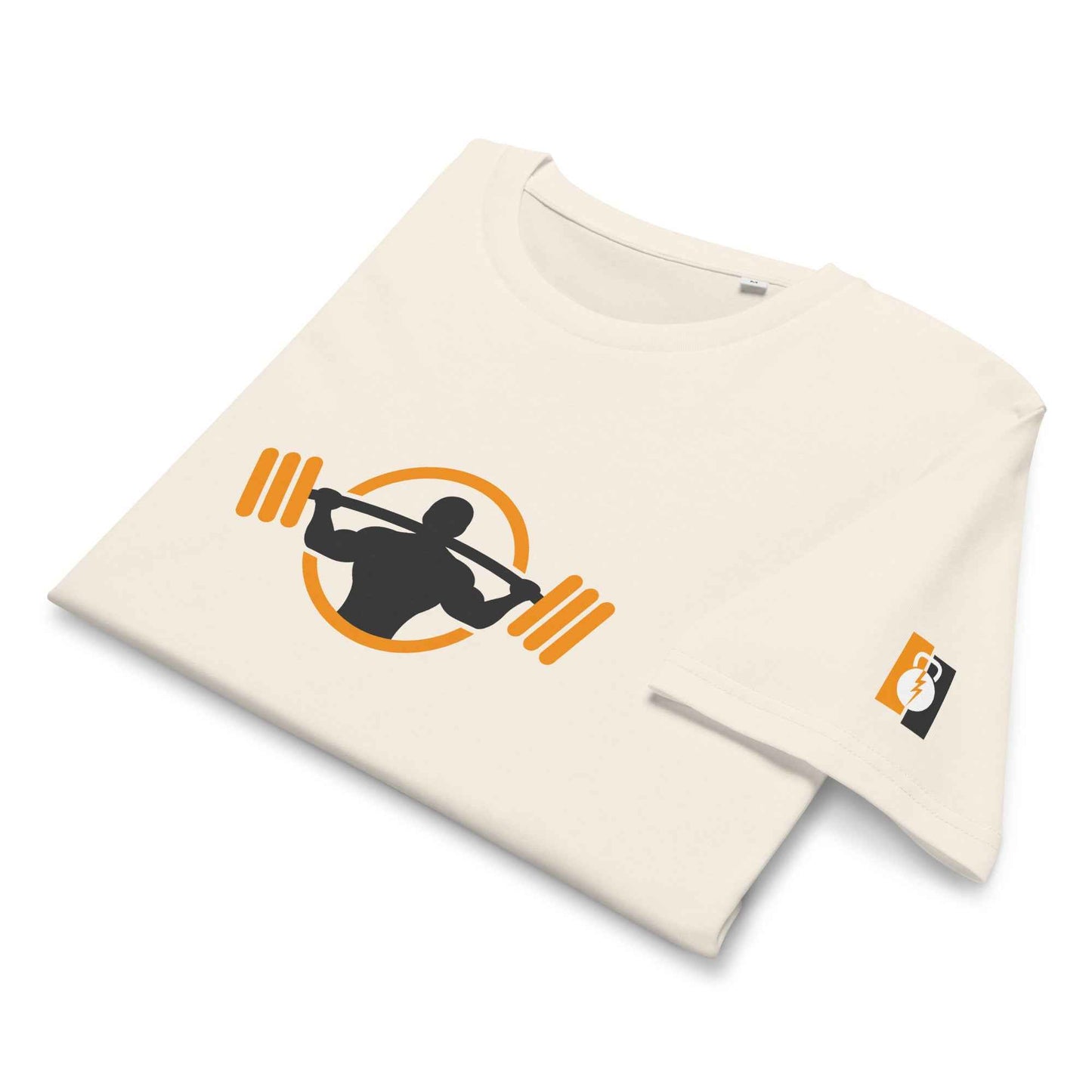 Men's Organic T-Shirt for Weightlifting | Mid-Light Fitness Apparel for Lifters