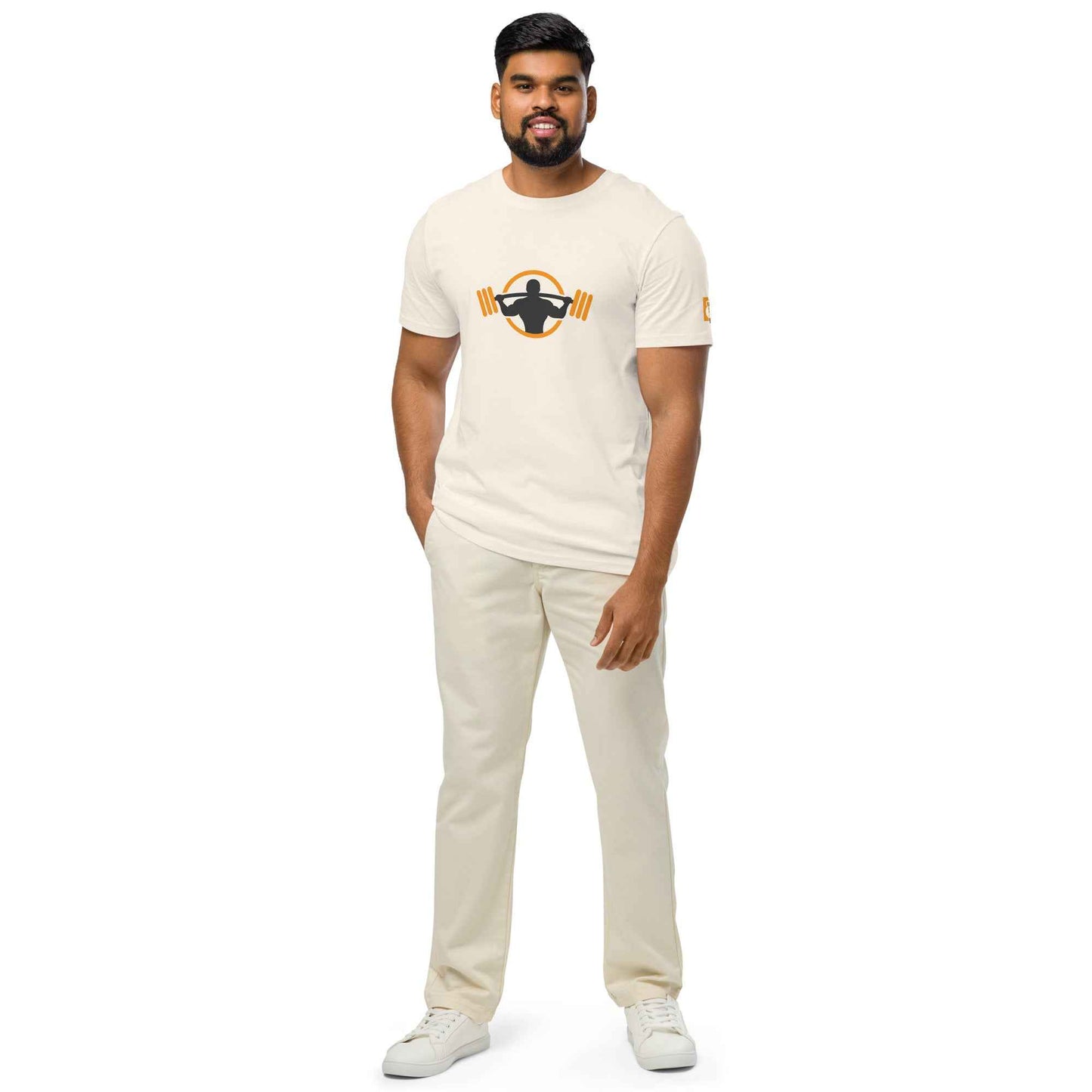 Men's Organic T-Shirt for Weightlifting | Mid-Light Fitness Apparel for Lifters