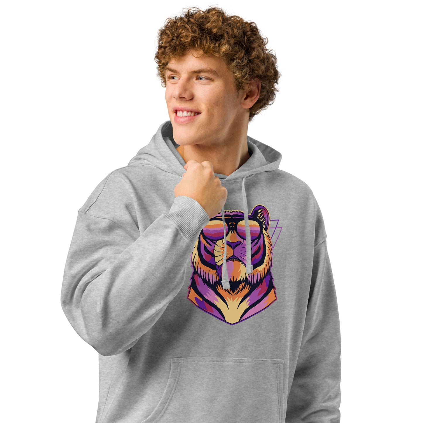 Men's Organic Relaxed Hoodie Gym Warm Up | Fitness Apparel