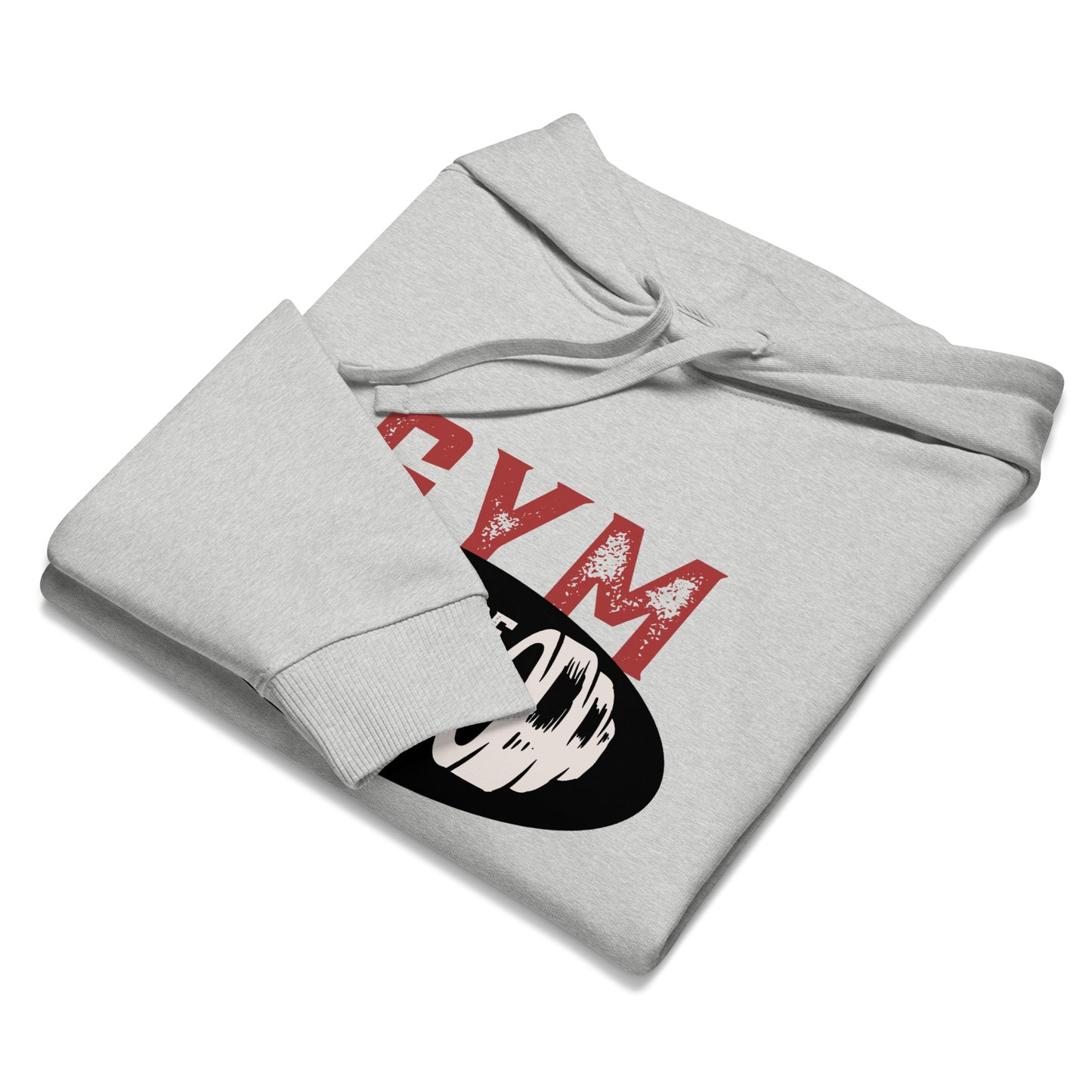 Men's Organic Relaxed Hoodie Gym Mode On | Sustainable Fitness Apparel
