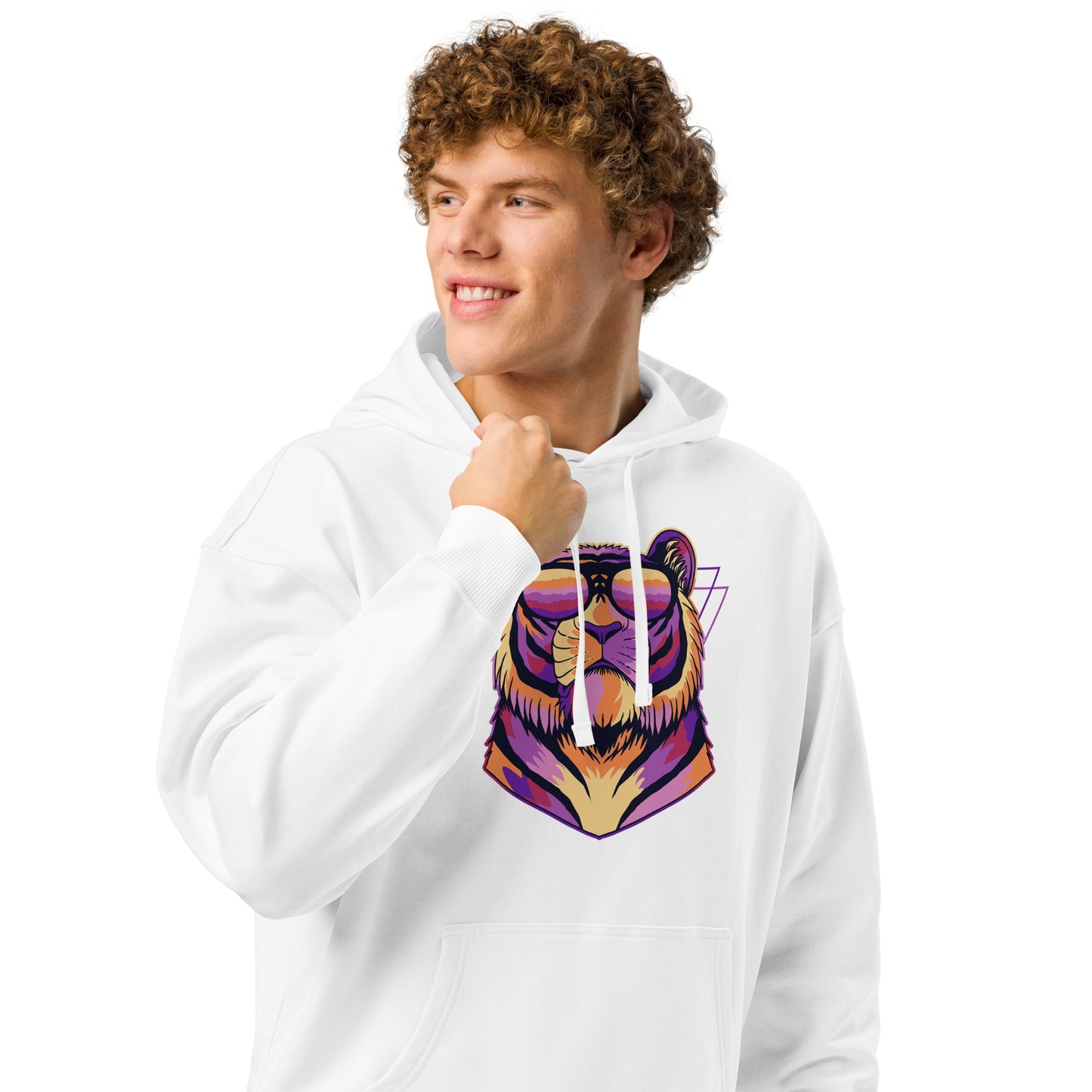 Men's Organic Relaxed Hoodie Gym Warm Up | Fitness Apparel