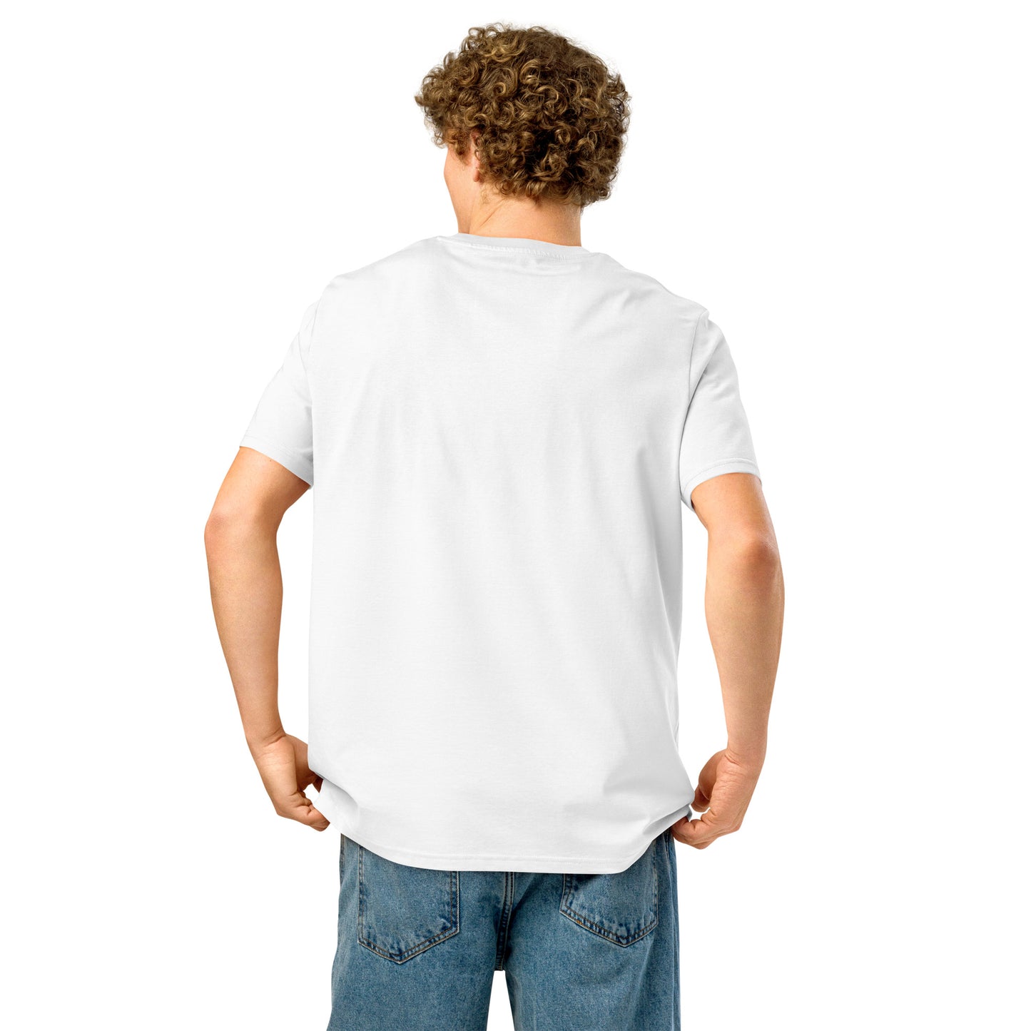 Men's Organic Ribbed Neck T-Shirt | Sustainable Casual Wear