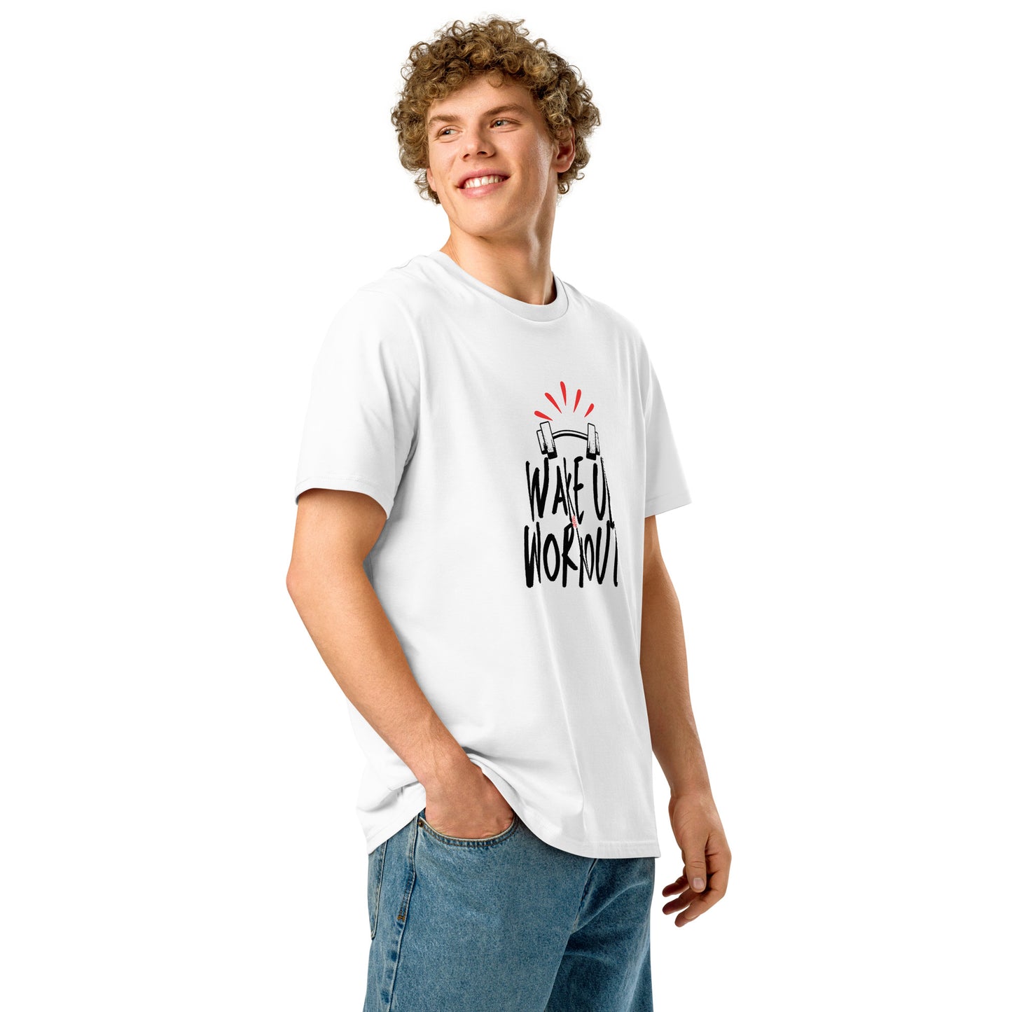 Men's Organic Ribbed Neck T-Shirt | Sustainable Casual Wear