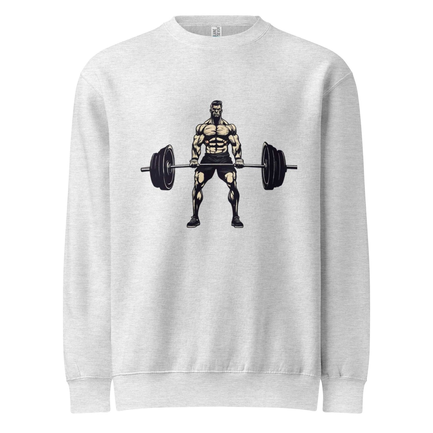 Men's Weightlifting Sweatshirt - Premium Crew Neck for Ultimate Comfort and Performance -