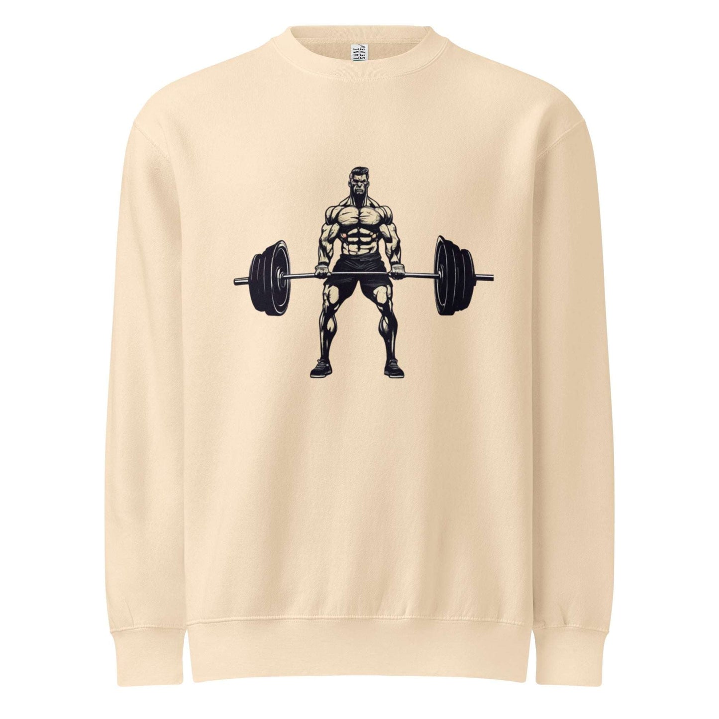 Men's Weightlifting Sweatshirt - Premium Crew Neck for Ultimate Comfort and Performance -