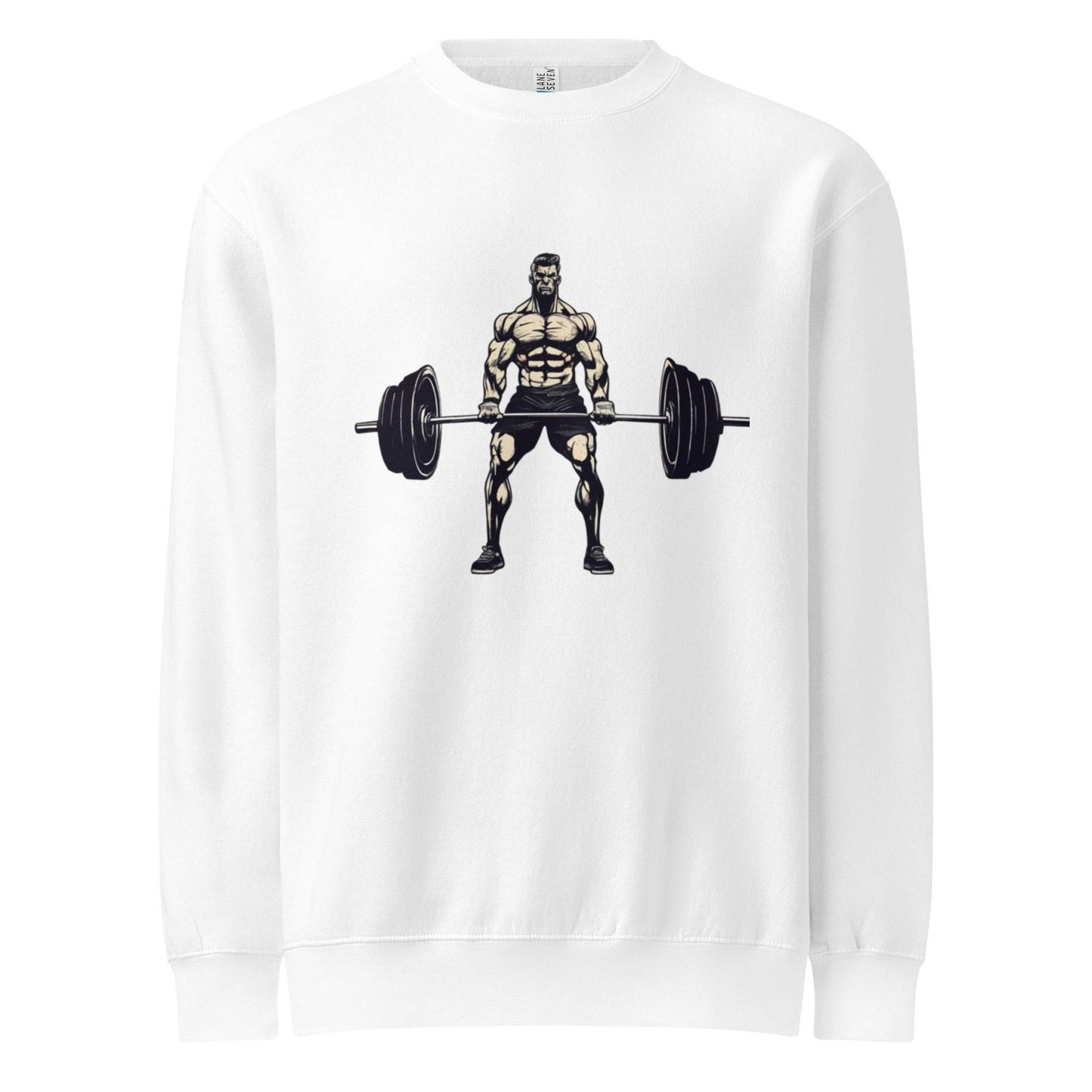 Men's Weightlifting Sweatshirt - Premium Crew Neck for Ultimate Comfort and Performance -