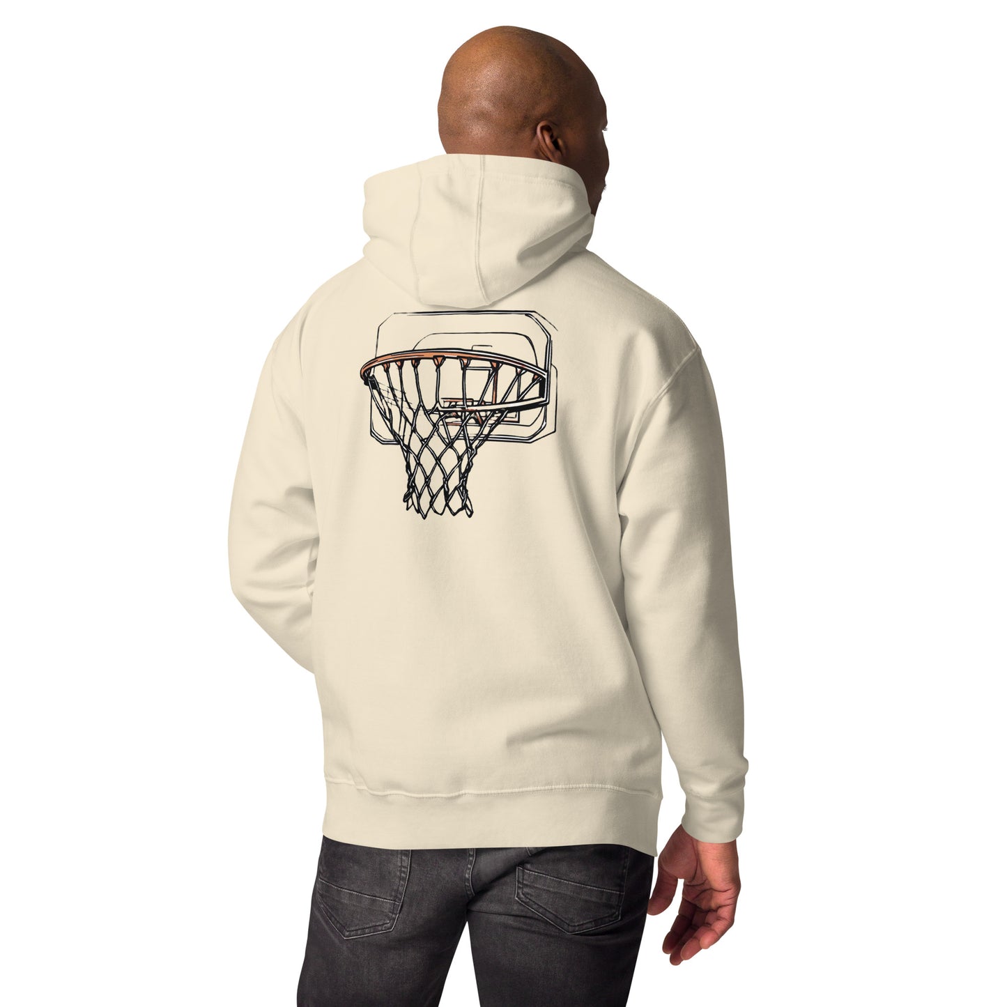 Men's Athletic Basketball Hoodie - Performance Sweatshirt