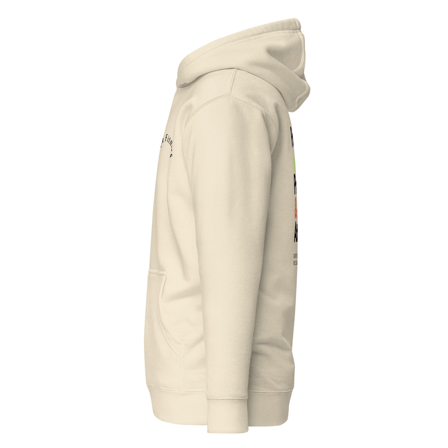 Men's Hoodie - Powered by Protein and Attitude for Ultimate Comfort -