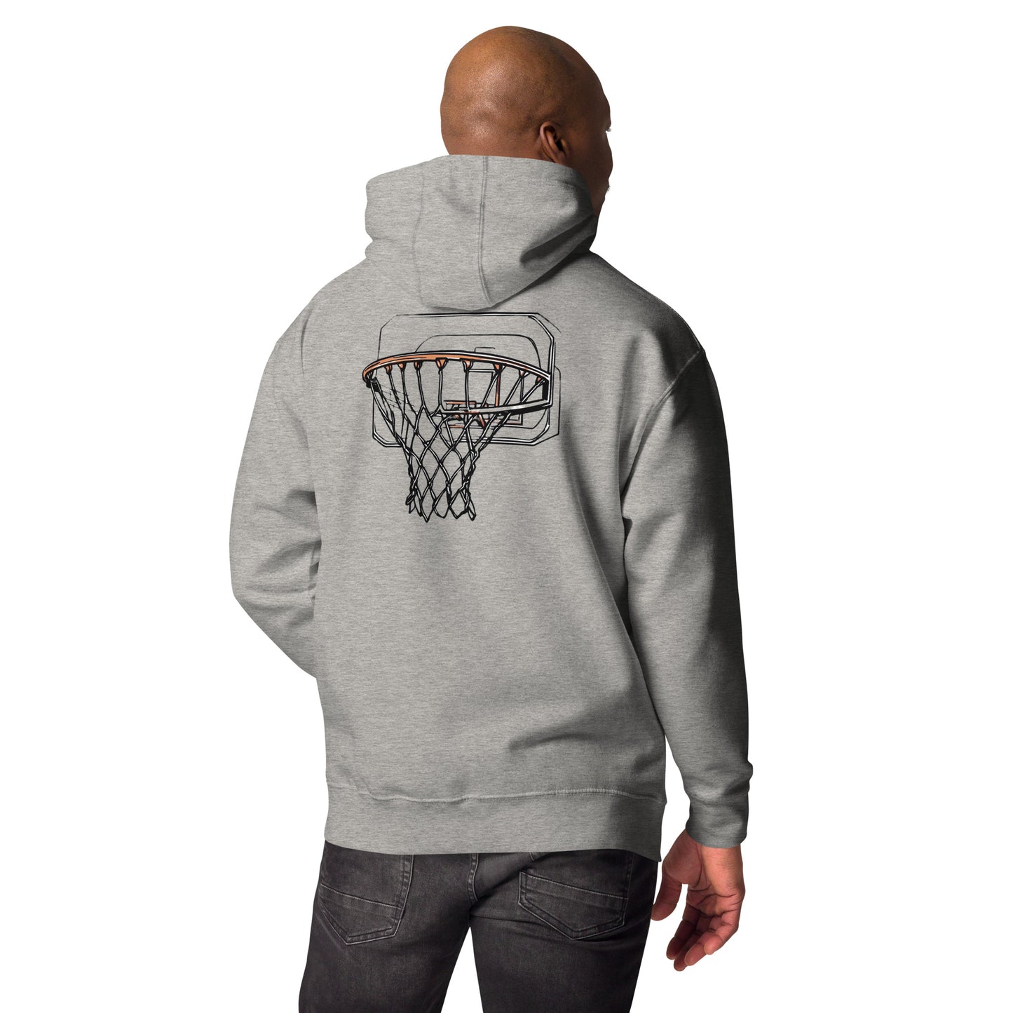 Men's Athletic Basketball Hoodie - Performance Sweatshirt