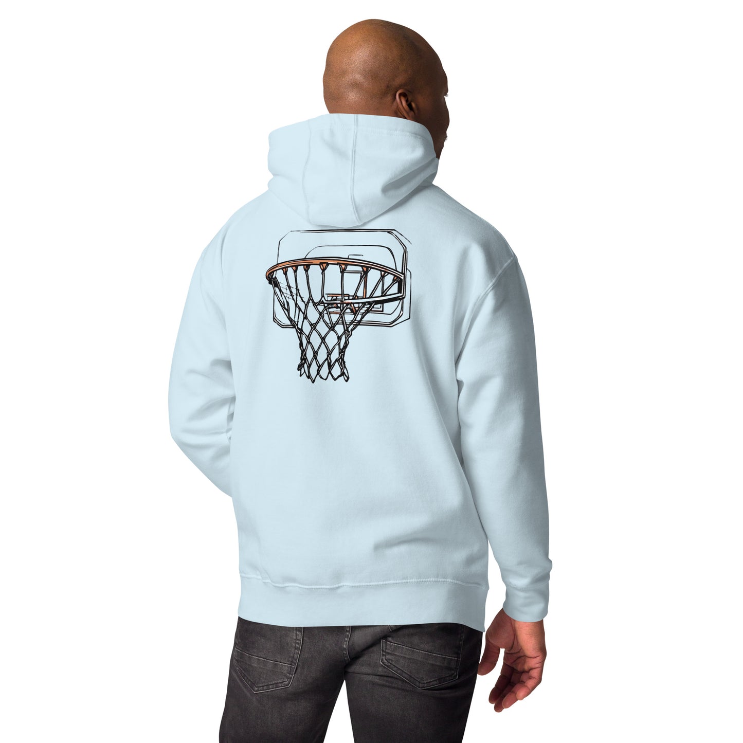 Men's Athletic Basketball Hoodie - Performance Sweatshirt