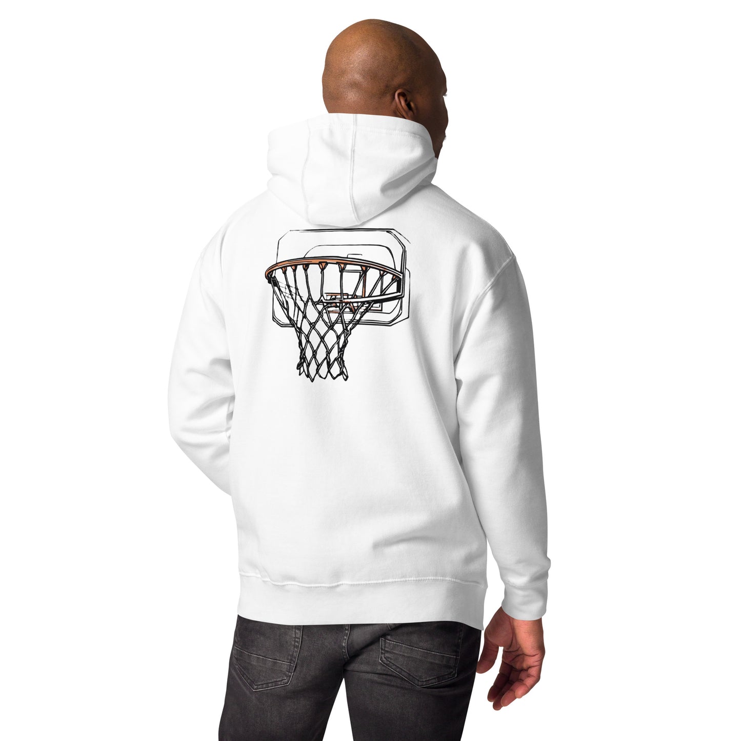 Men's Athletic Basketball Hoodie - Performance Sweatshirt