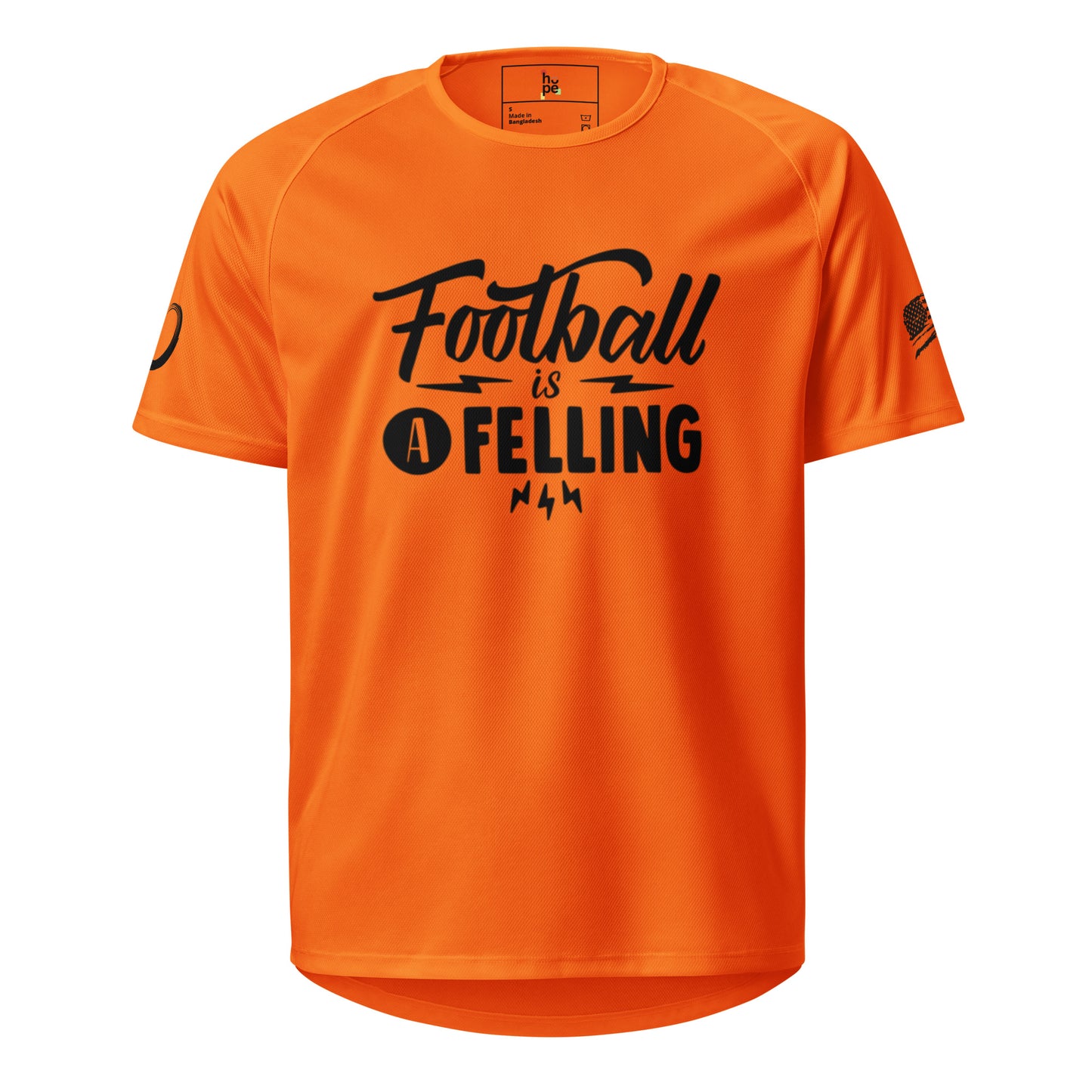 Men's Sports Jersey - Football is a Feeling for Ultimate Performance -