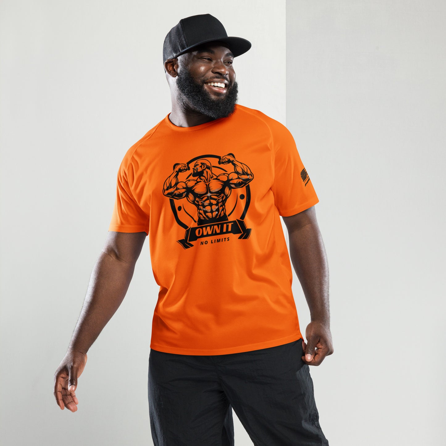 Men's Weightlifting Jersey - Own It, No Limits Sportswear -