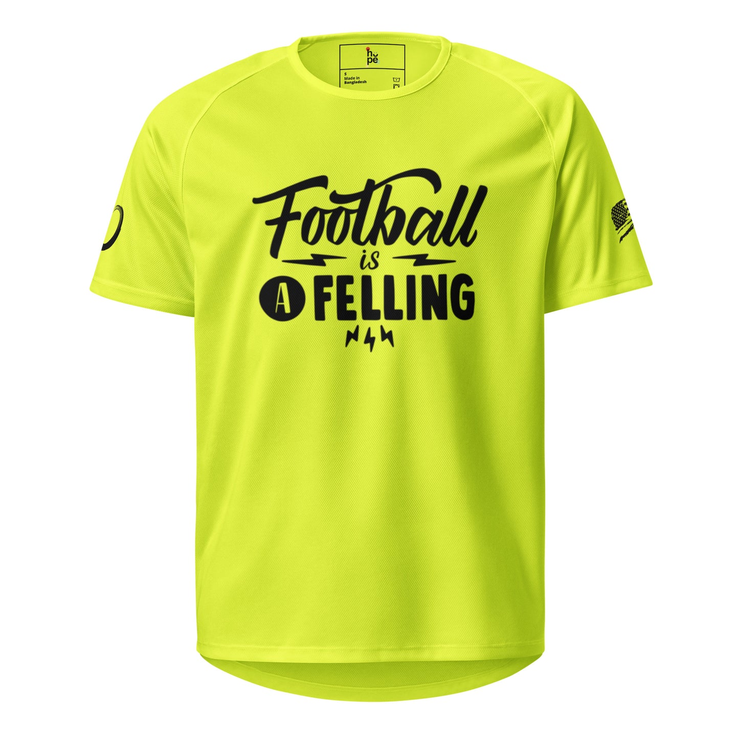 Men's Sports Jersey - Football is a Feeling for Ultimate Performance -