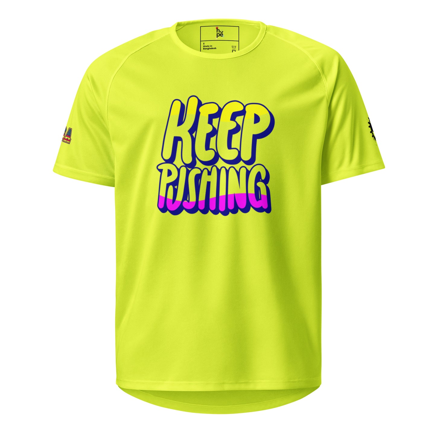 Women's Sport Jersey-Keep Pushing -